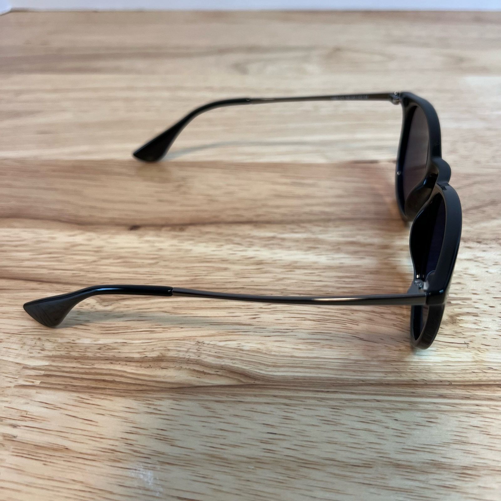 Other Sungait Vintage Round Black Sunglasses 1567 52-20-140 Unisex Size ONE SIZE - 5 Thumbnail