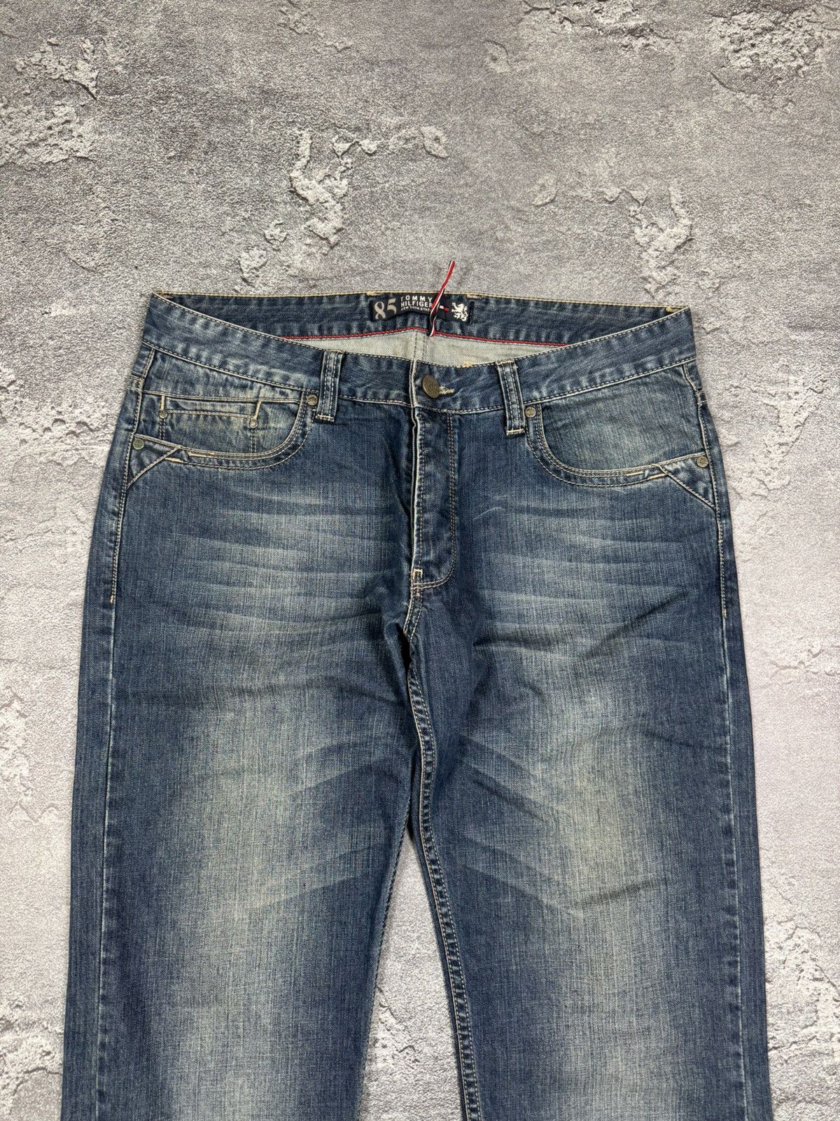 If Six Was Nine Y2K 2000s Tommy Hilfiger Flared Bootcut Washed Jeans Size 32 Size US 32 / EU 48 - 8 Thumbnail