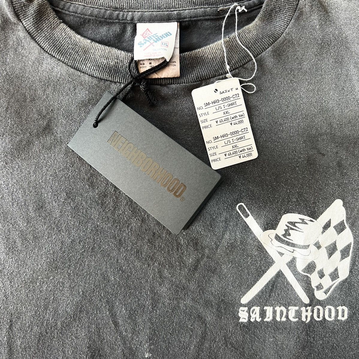 Neighborhood × Saint Michael ❤️‍🔥 SPEED KILLS L/S : SAINT HOOD : JAPANESE BRAND COLAB. Size US XXL / EU 58 / 5 - 13 Thumbnail