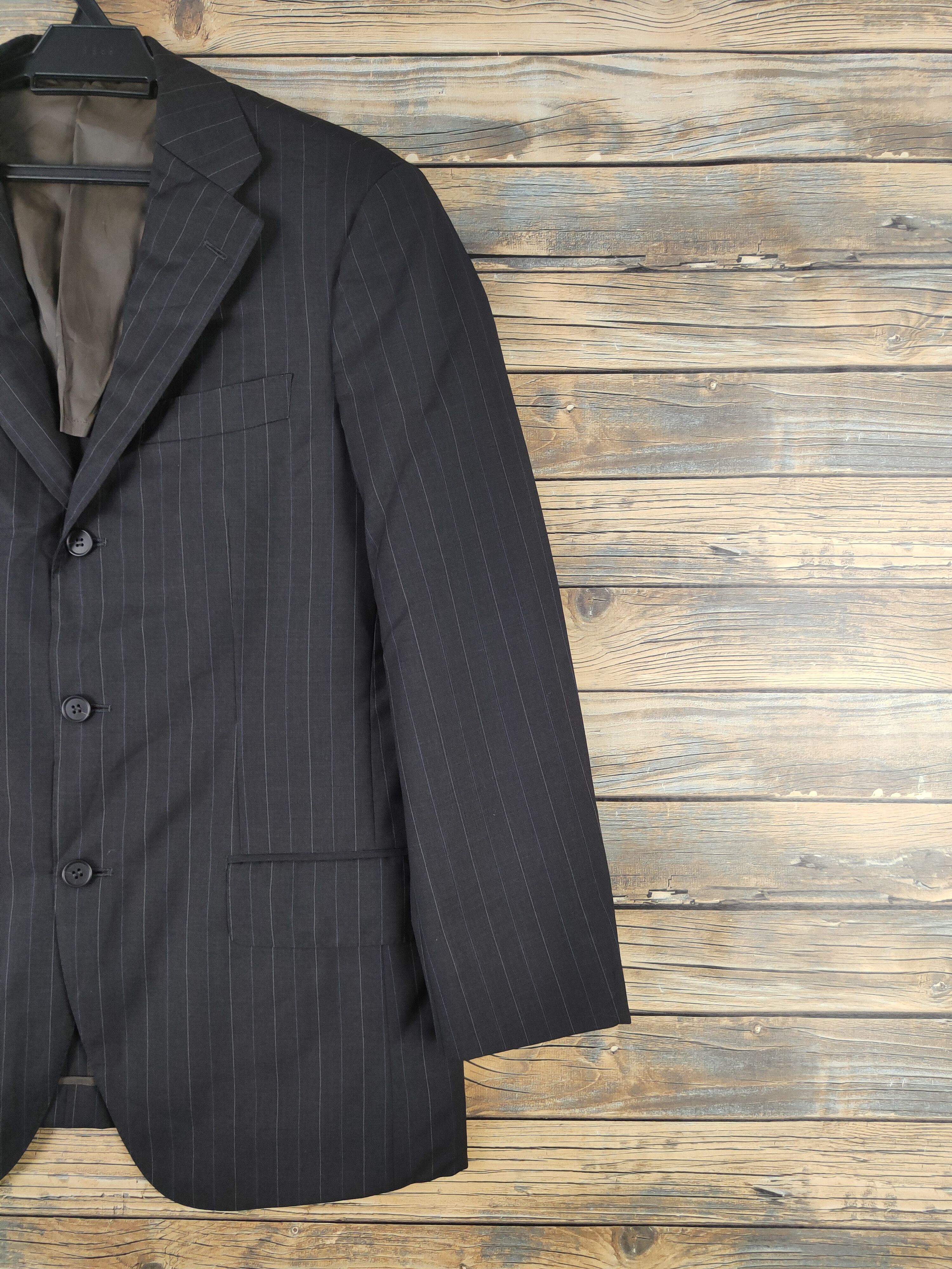 Ermenegildo Zegna × Vintage Vintage Ermenegildo Zegna-Fiera Black Blazers Size US M / EU 48-50 / 2 - 6 Thumbnail