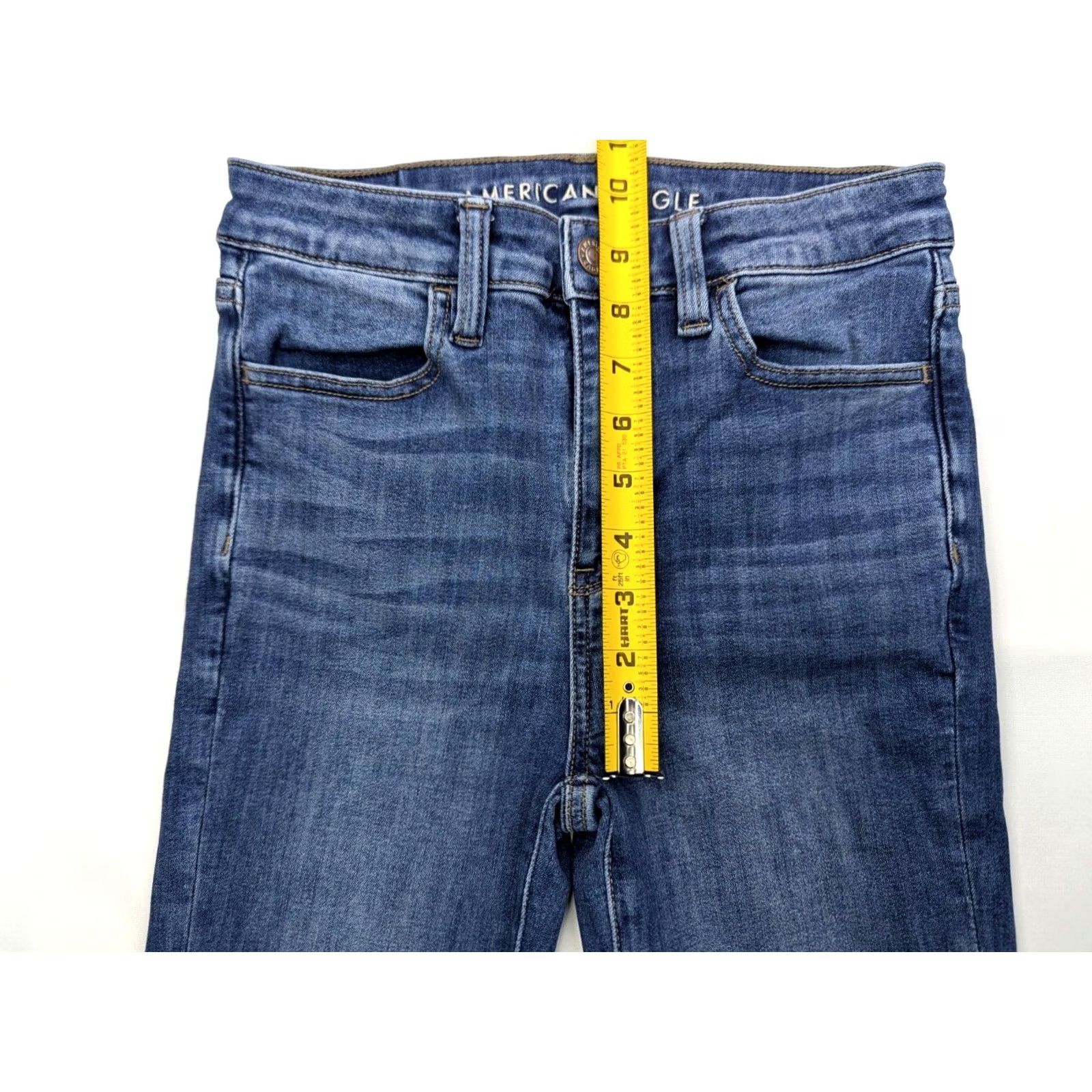 American Eagle Outfitters American Eagle Outfitters Jegging Denim Jeans, Women 0 Short (25x26) Blue Size 28" / US 6 / IT 42 - 6 Thumbnail