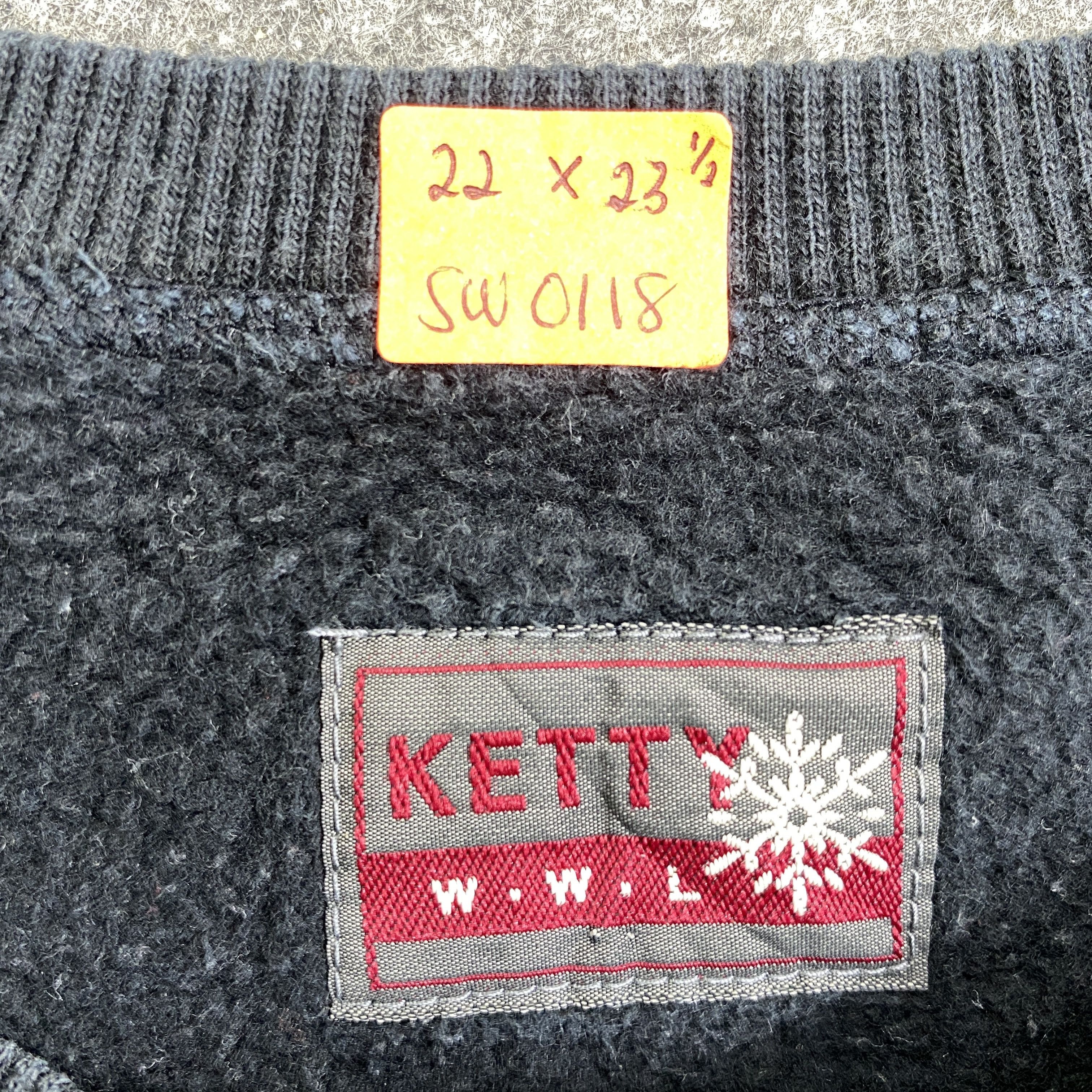 Japanese Brand Vintage Ketty Winter Wonderland Sweatshirt Faded - SW0118 Size US M / EU 48-50 / 2 - 3 Thumbnail
