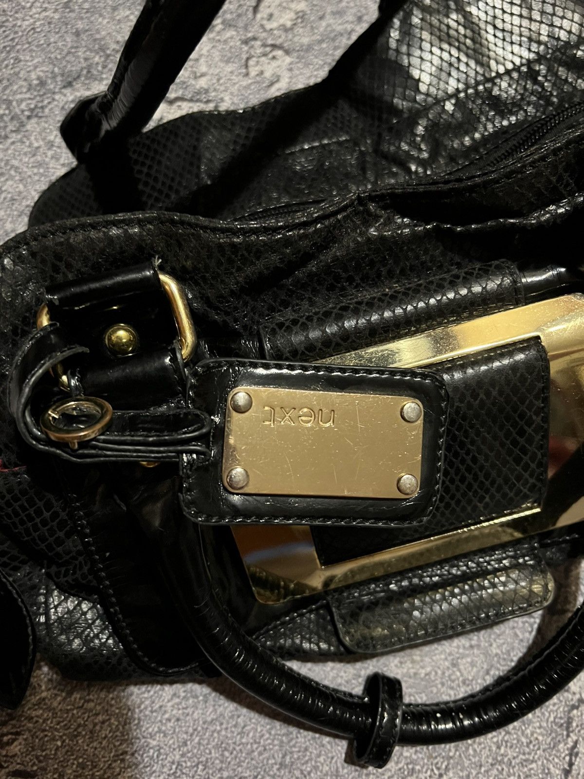 Japanese Brand Y2K Glamour Avan-Garde Bag / Number Nine Style / Faded 90 Size ONE SIZE - 4 Thumbnail