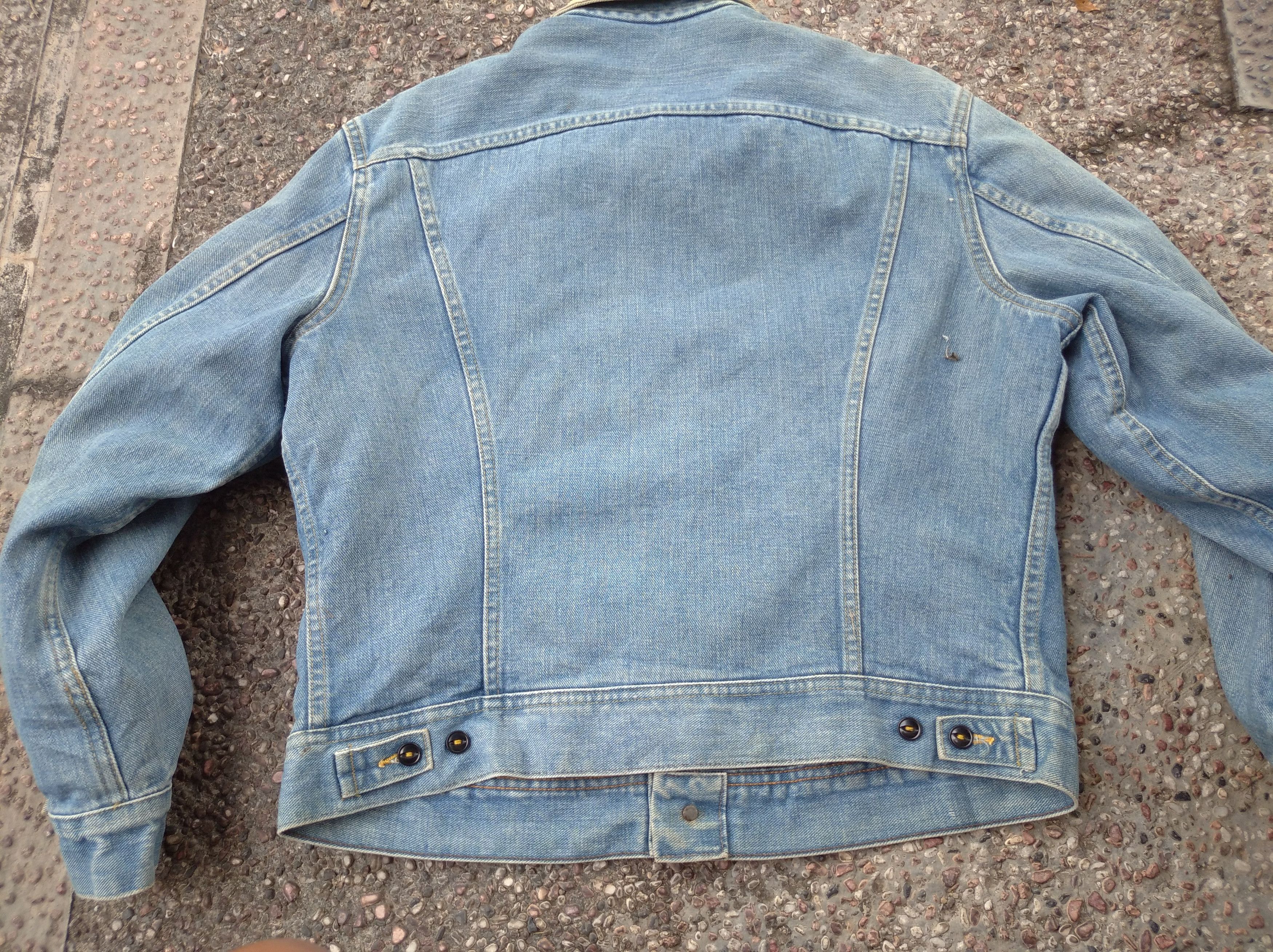 Lee × Vintage 1970s Vintage Lee Storm Riders Blanket Lined Denim Jacket Size US L / EU 52-54 / 3 - 2 Thumbnail