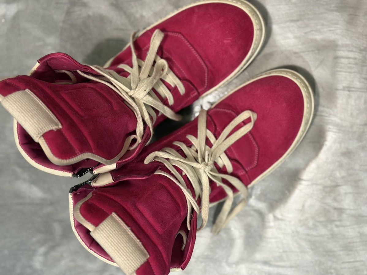 Rick Owens Rick Owen Pink Geobaskets Size US 9 / EU 42 - 6 Thumbnail