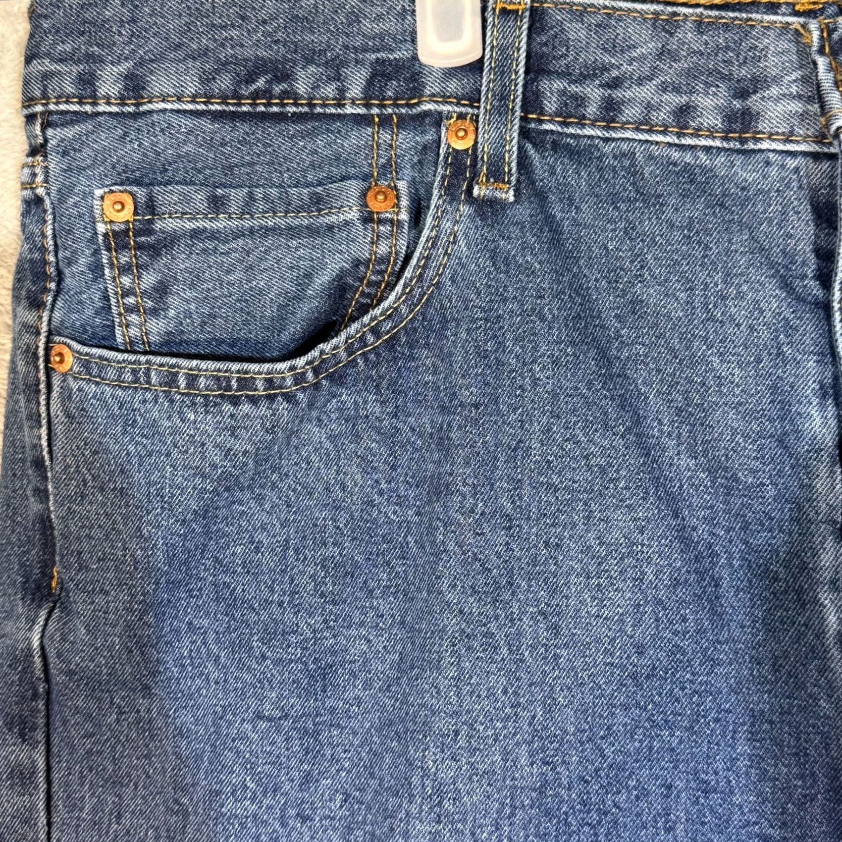 Levi's Levi’s 550 Jeans Men 42x30 Blue Denim Medium Wash Relaxed Fit Straight Leg Size US 42 / EU 58 - 3 Thumbnail