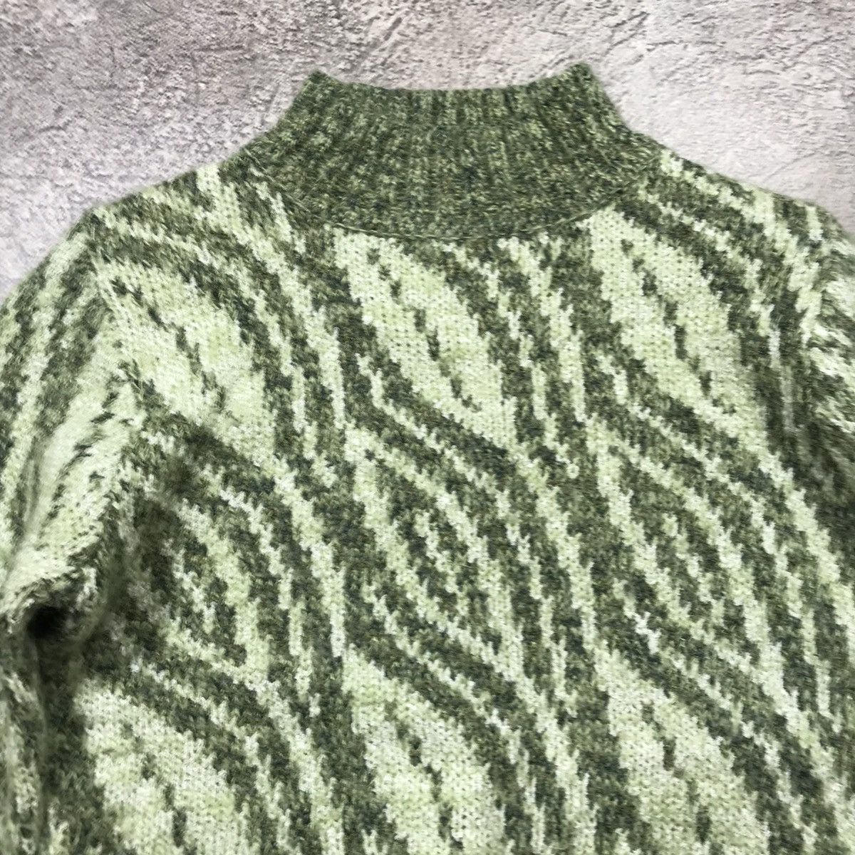 Vintage Vintage 90s Y2K Zebra Striped Knit Sweater Grunge Graphic M Size M / US 6-8 / IT 42-44 - 2 Thumbnail