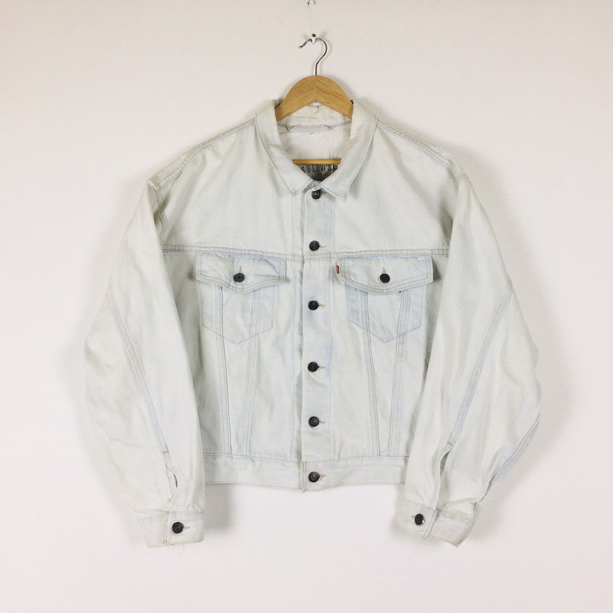 Levi's Vintage Y2K Levis Trucker Jacket Size US M / EU 48-50 / 2 - 1 Thumbnail