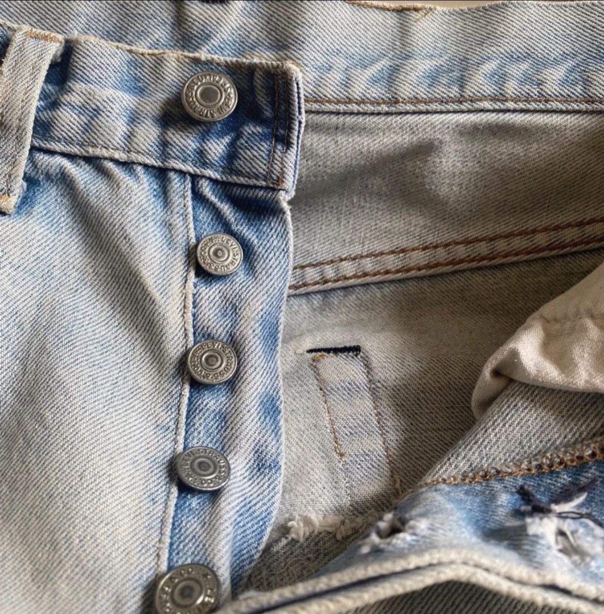 Levi's Levi’s 501 BLANK RED TAB Size 29" - 9 Thumbnail