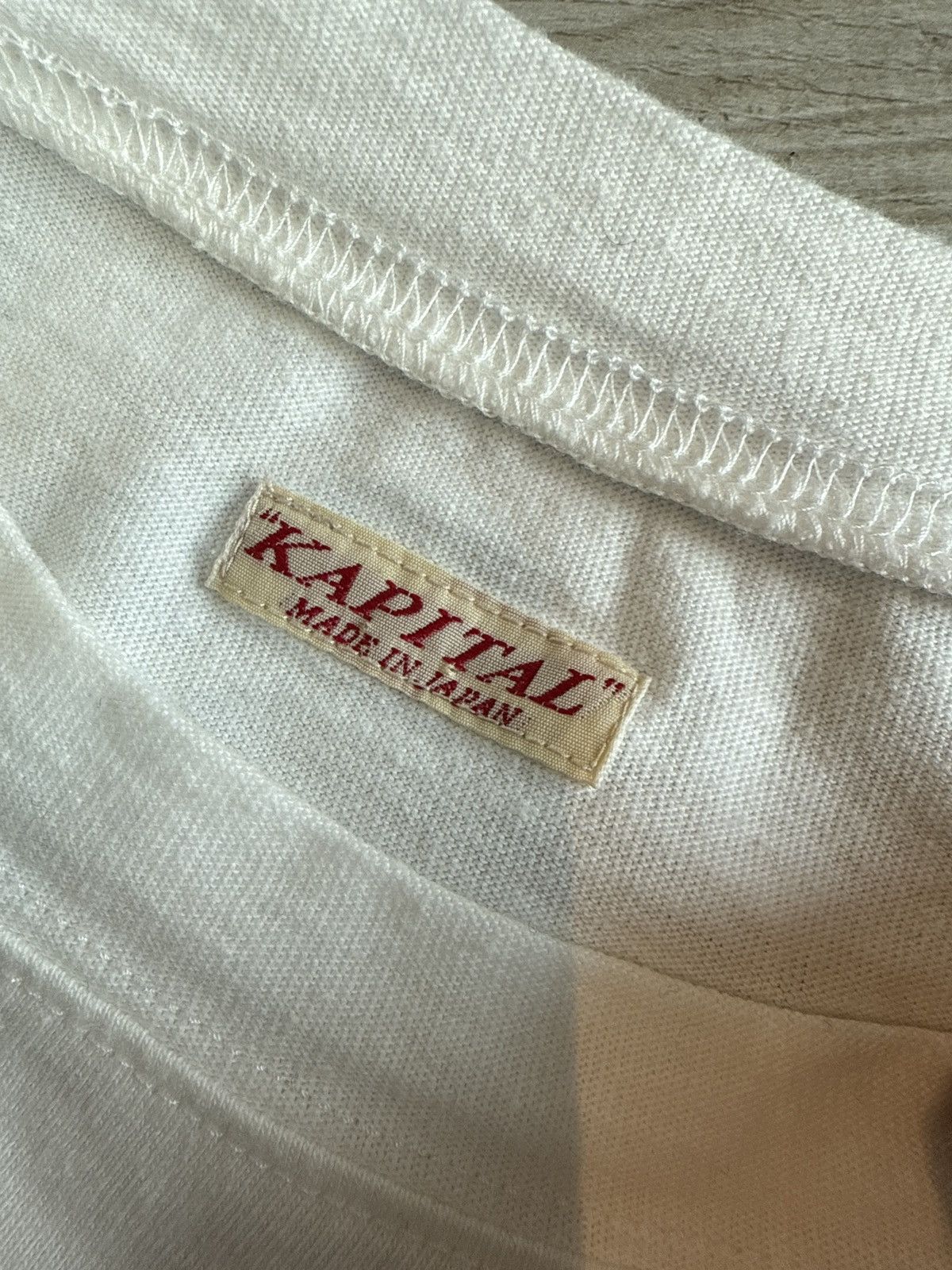 Kapital Kapital logo l/s t shirt white green Size US L / EU 52-54 / 3 - 3 Thumbnail