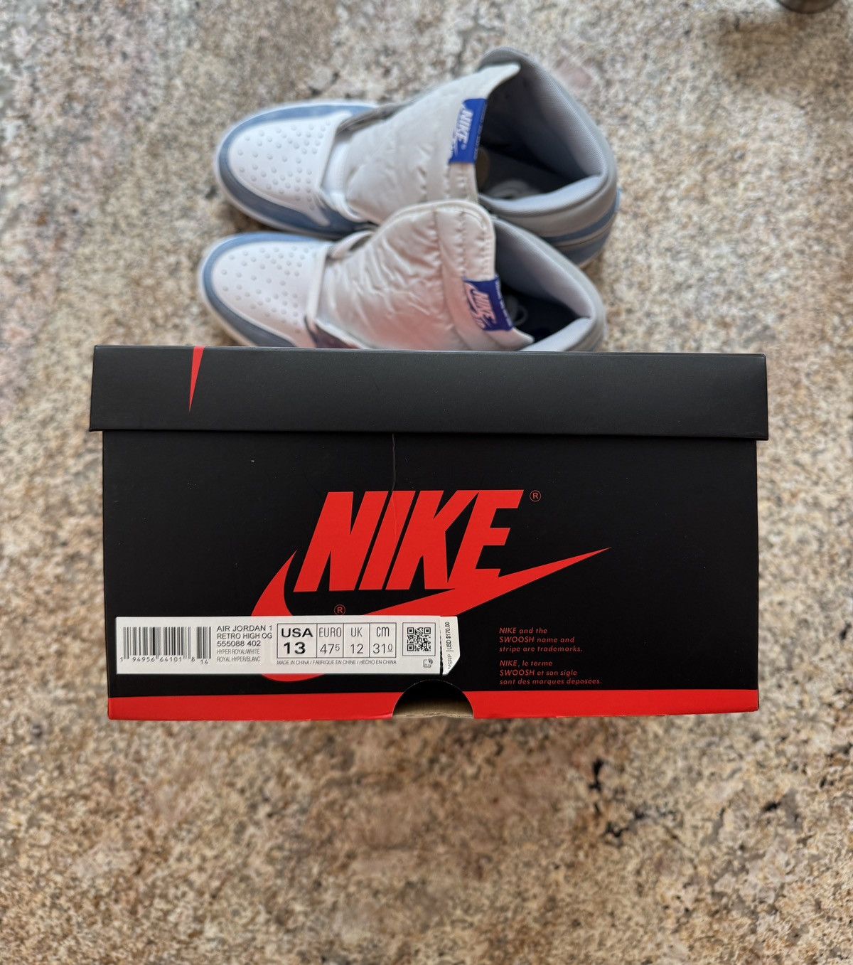 Jordan Brand JORDAN 1 RETRO OG “Hyper Royal” Size US 13 / EU 46 - 6 Thumbnail