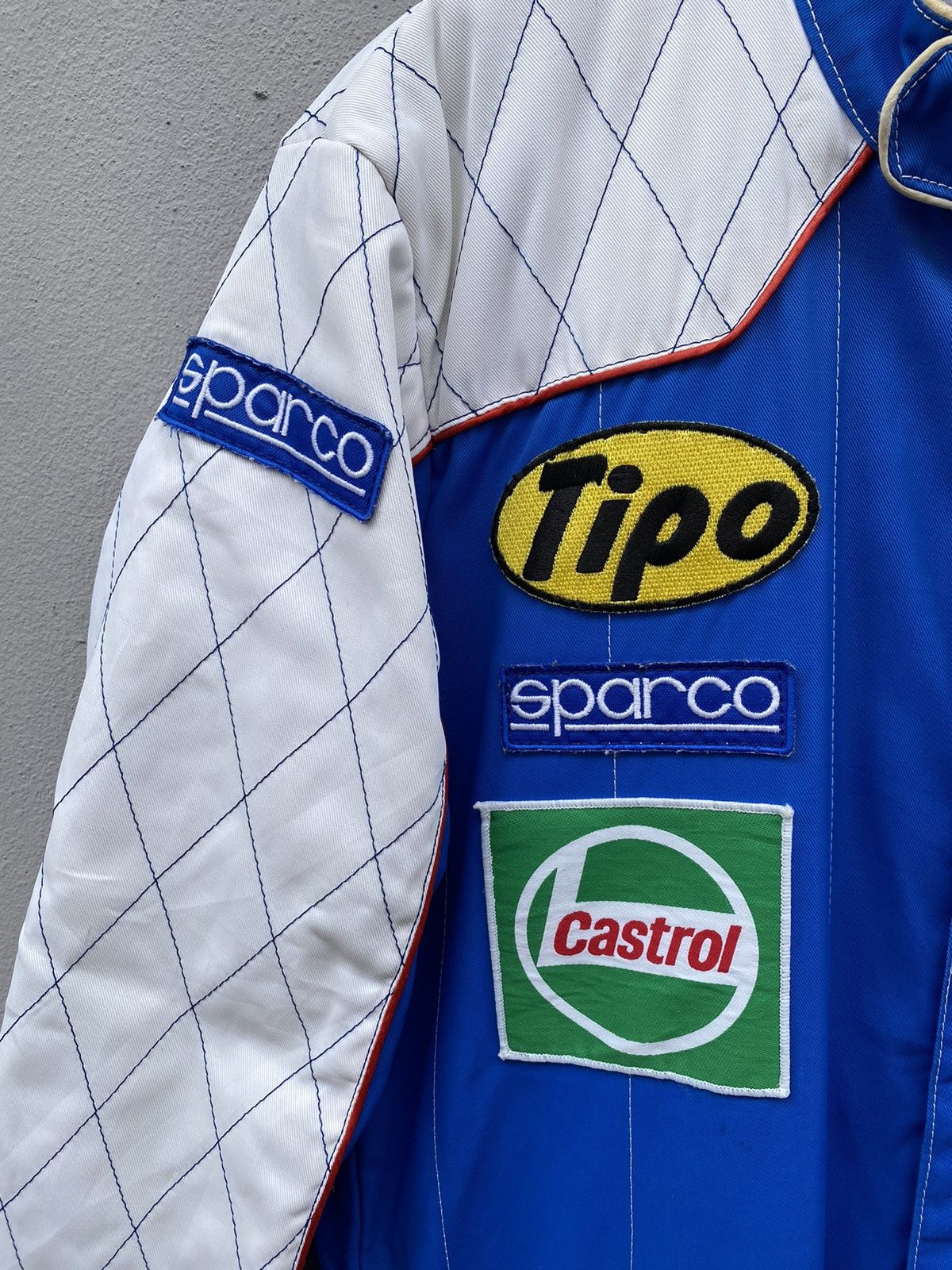 Vintage 🔥RARE🔥 Vintage SPARCO Racing Kart Suit Royal Blue/White Size US 36 / EU 52 - 8 Thumbnail