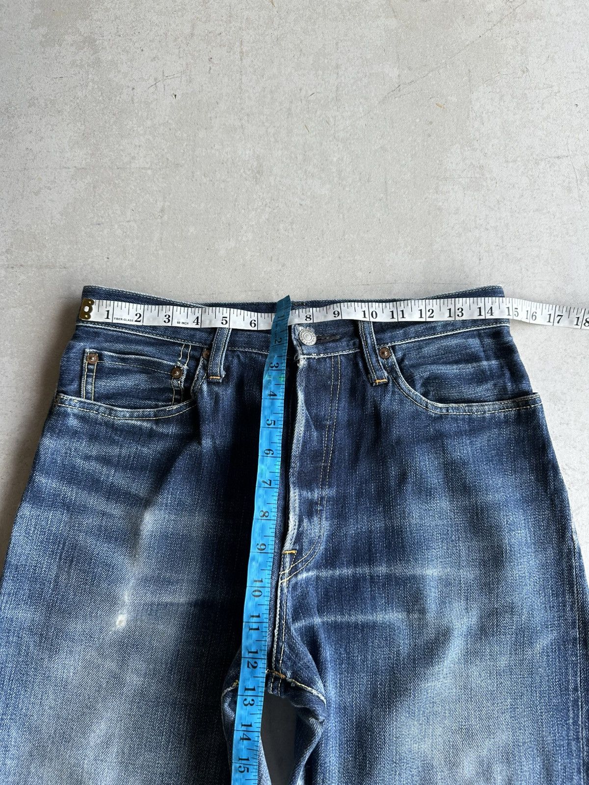 Studio D'Artisan SICKSS! Vintage STUDIO D ARTISAN Denim Lemon Stitch/Selvedge Size US 29 - 8 Thumbnail