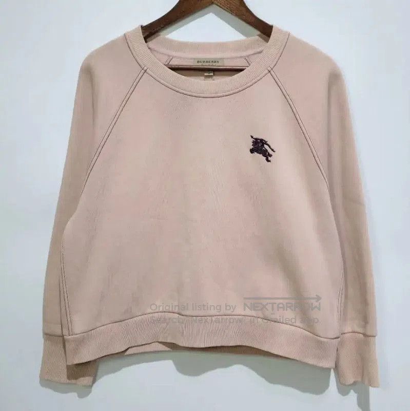 Burberry Burberry Women's Cotton Sweatshirt in Blush Pink. Size XL / US 12-14 / IT 48-50 - 1 Thumbnail