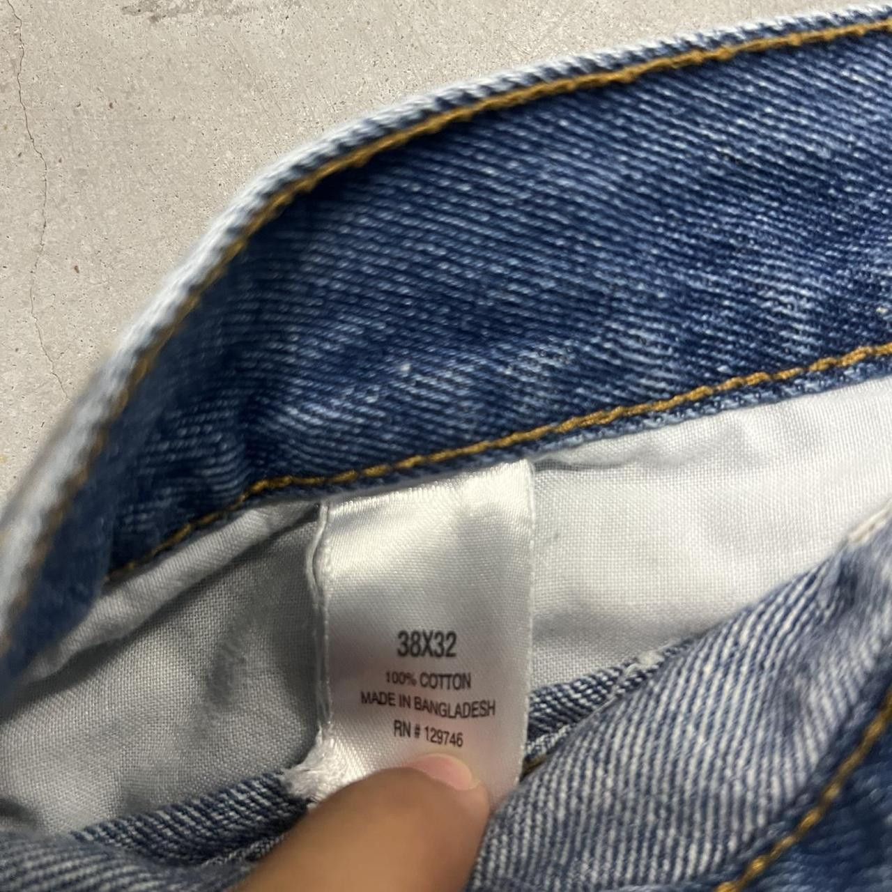 Japanese Brand × Vintage Vintage Y2K Super Baggy Wideleg Medium Wash Denim Jeans! Size US 38 / EU 54 - 8 Thumbnail