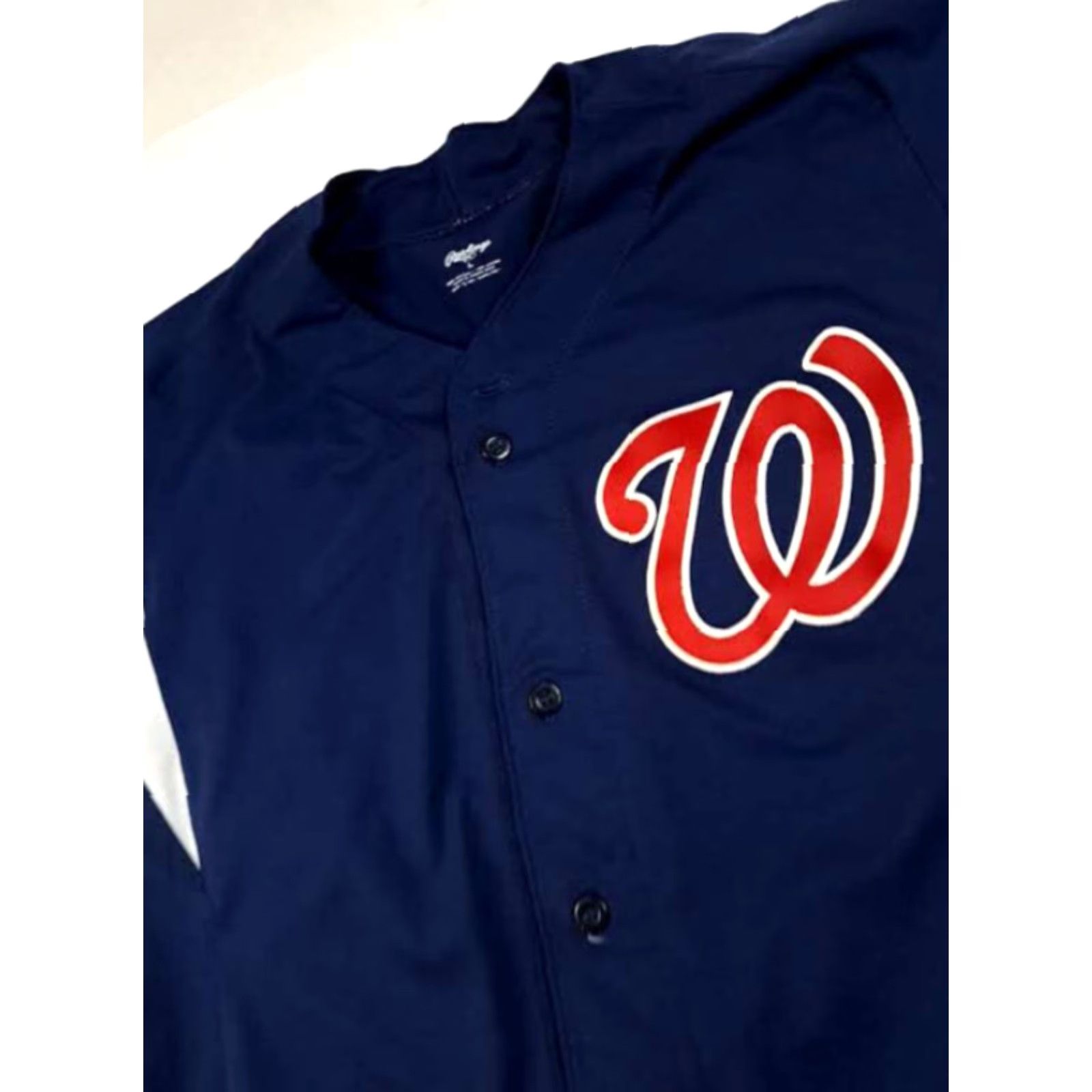 Vintage VINTAGE Rawlings Washington Senators Baseball Sweatshirt Shirt Blue LG Stitched #26 Men Pullover Baseball Theme Womens? Size US L / EU 52-54 / 3 - 2 Thumbnail