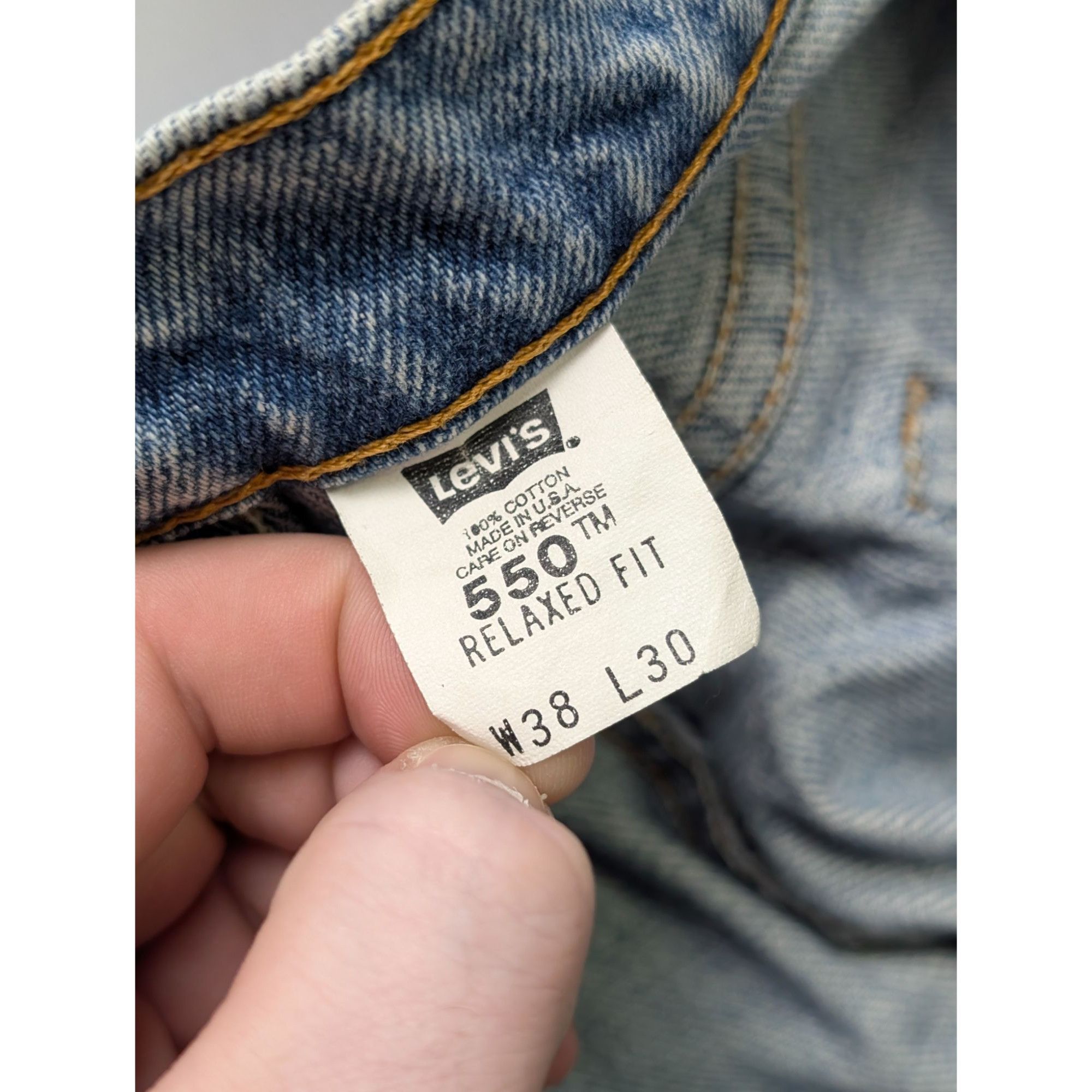 Levi's Levi's 550 Made in USA Denim Jeans Pants (Y1089) Size US 38 / EU 54 - 8 Thumbnail