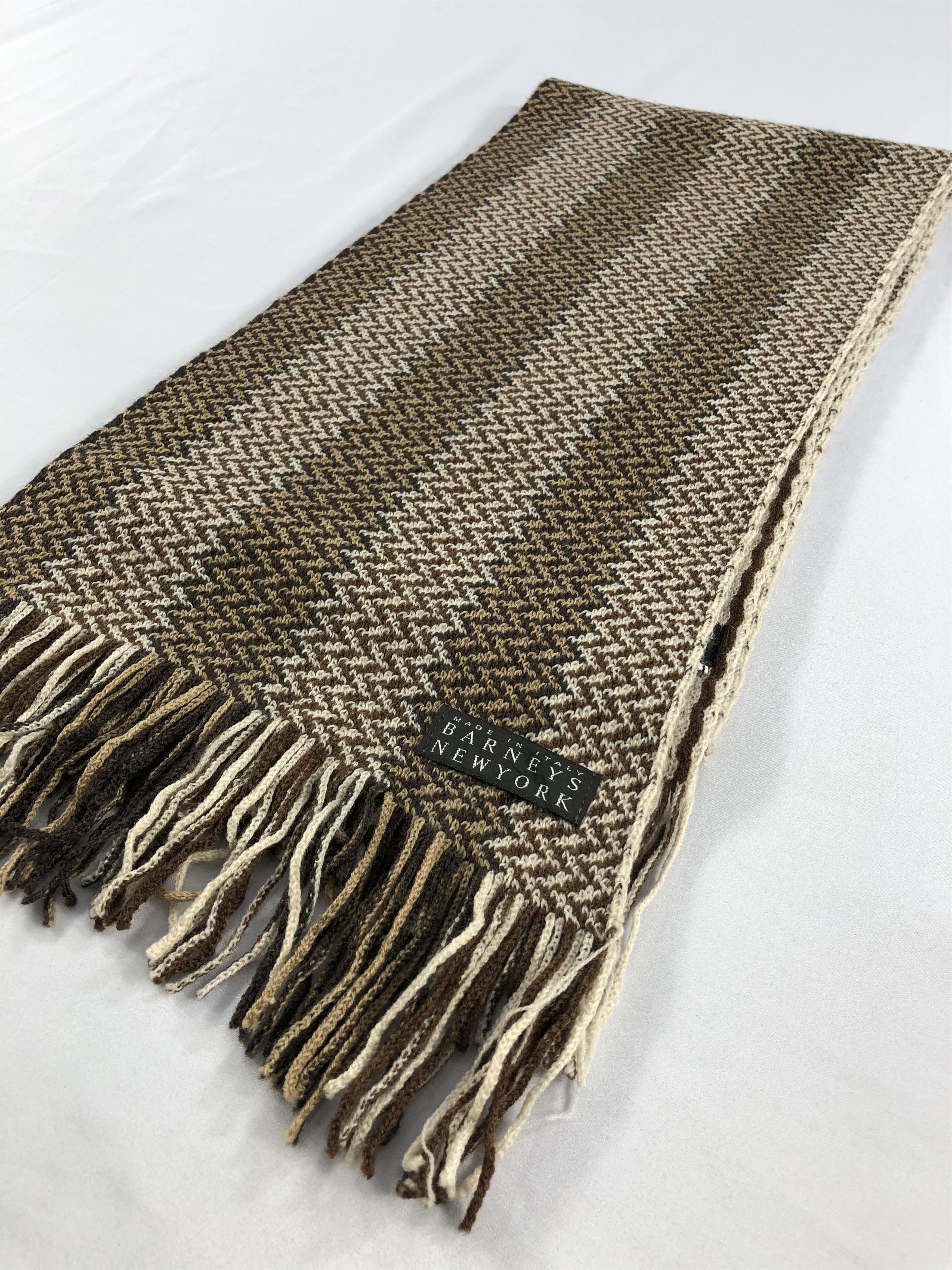 Barneys New York Vintage Barneys New York Scarf/Muffler/Neckwear MF1688 Size ONE SIZE - 3 Thumbnail