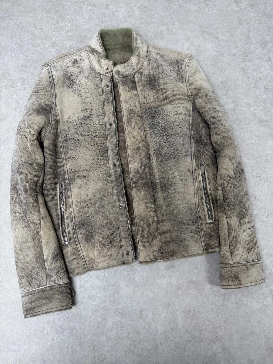 Roberto Cavalli Roberto Cavalli Premium Raw Shearling Leather Jacket Size US M / EU 48-50 / 2 - 10 Thumbnail