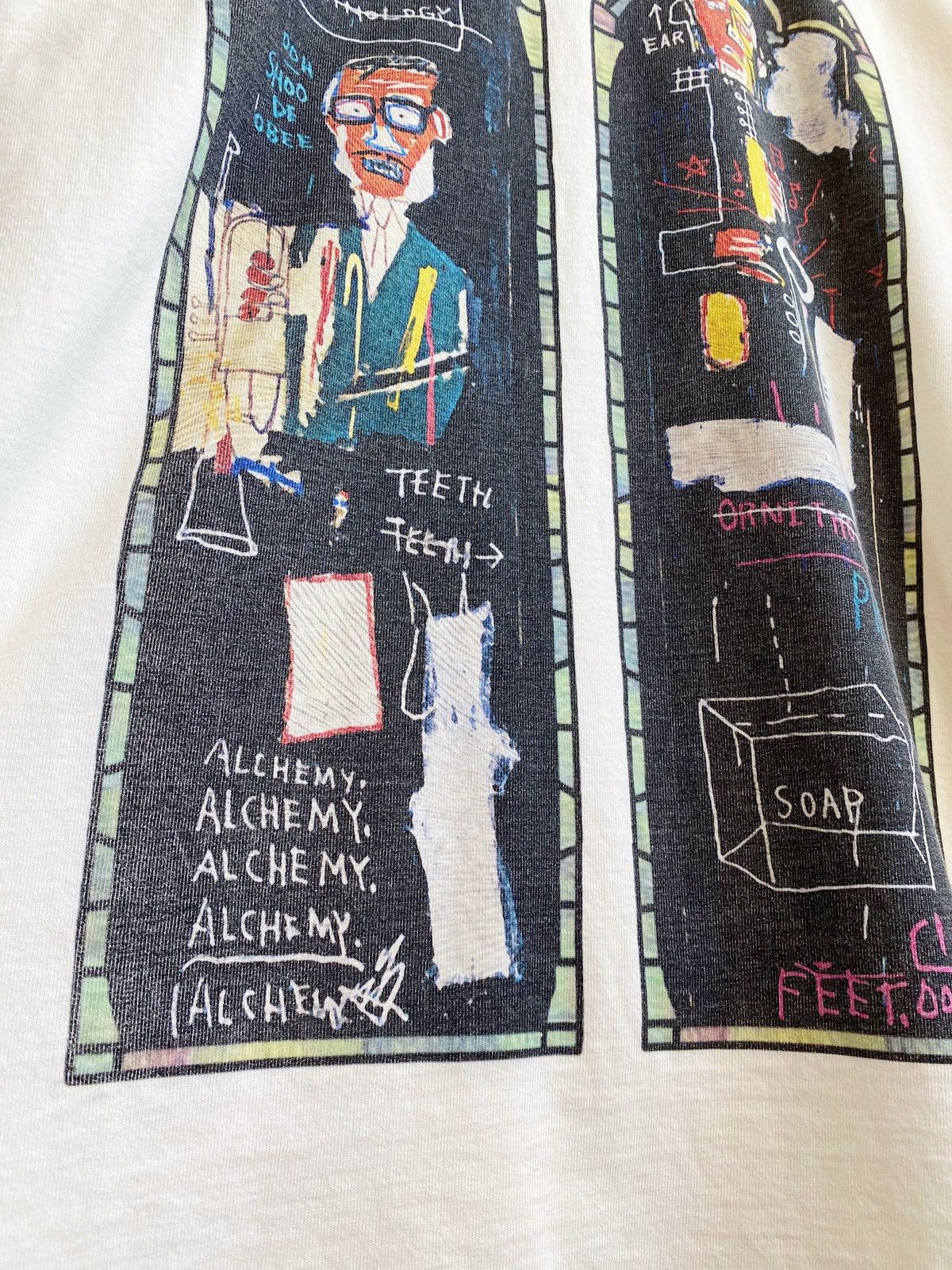 H&M × Jean-Michel Basquiat × Who Decides War WHO DECIDES WAR x BASQUIAT x H&M LONG SLEEVE RELAXED T-SHIRT Size US L / EU 52-54 / 3 - 10 Thumbnail