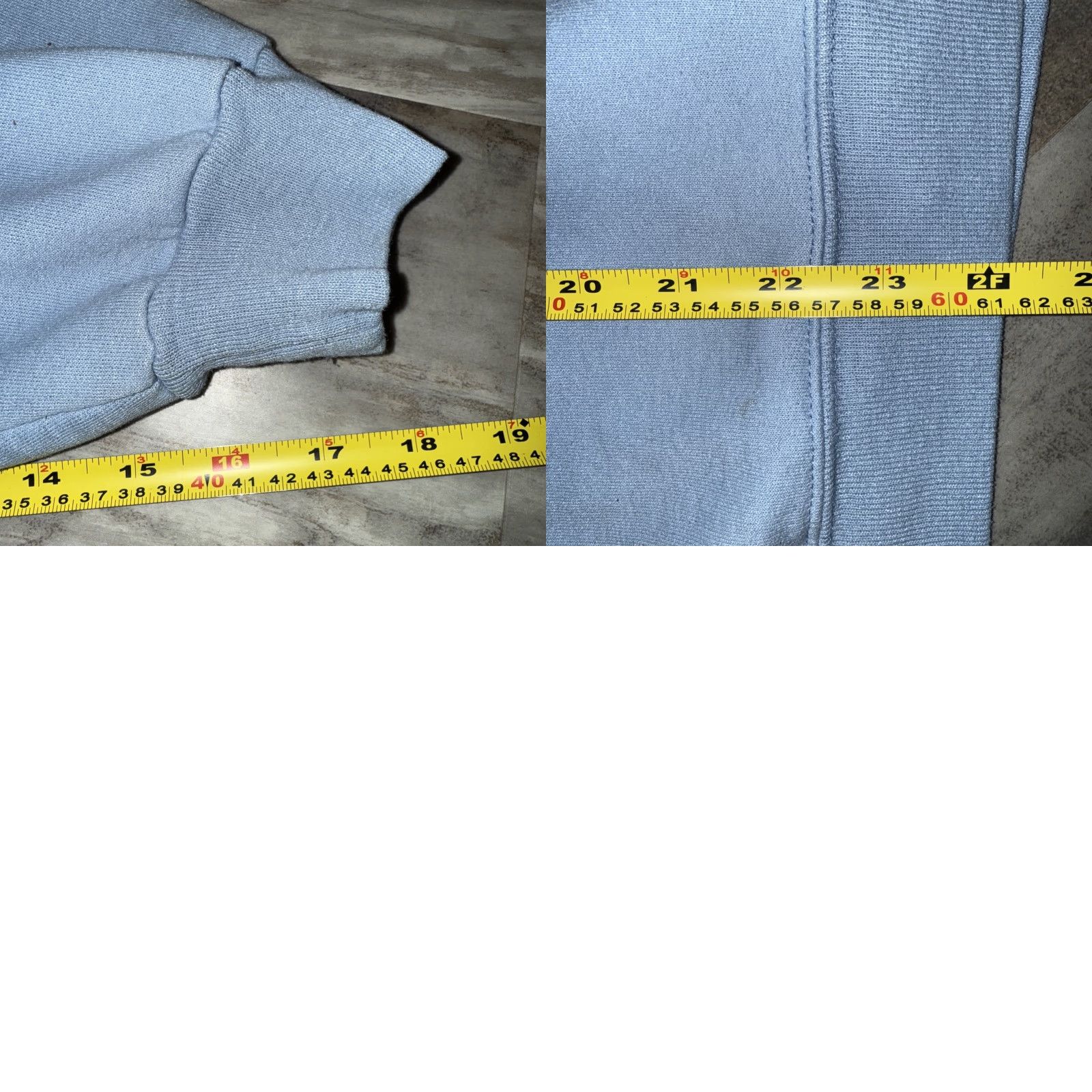 Vintage VINTAGE Ginnis Girls Sweatshirt Women's XL Light Blue Embroidered Floral 90s Grannycore Pullover Cotton Polyester Fleece Heavyweight Regular Size XL / US 12-14 / IT 48-50 - 9 Thumbnail