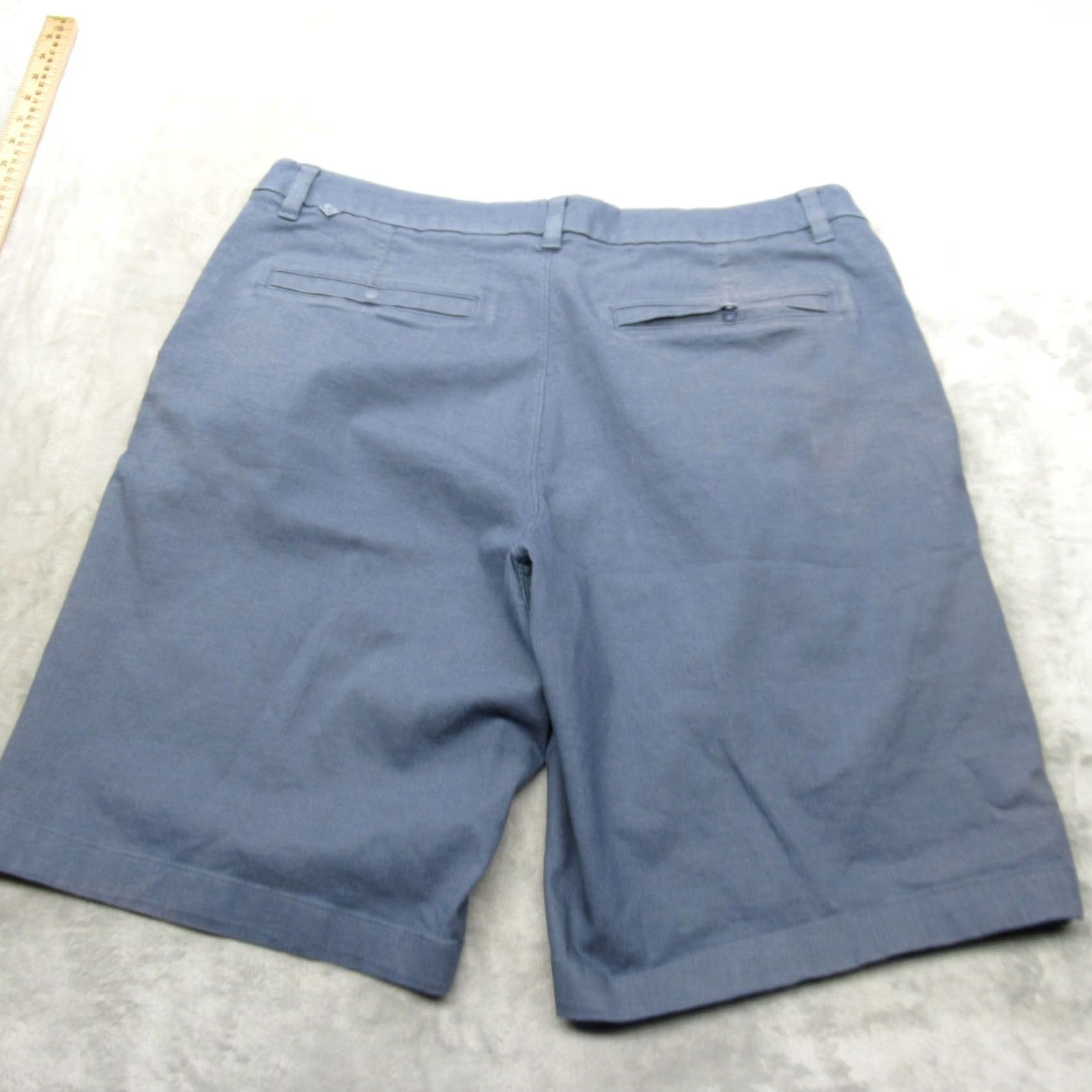 Lululemon Lululemon Commission Shorts Mens 38 Blue Zip Fly Pockets Chino Casual Golf Athletic Size US 38 / EU 54 - 3 Thumbnail