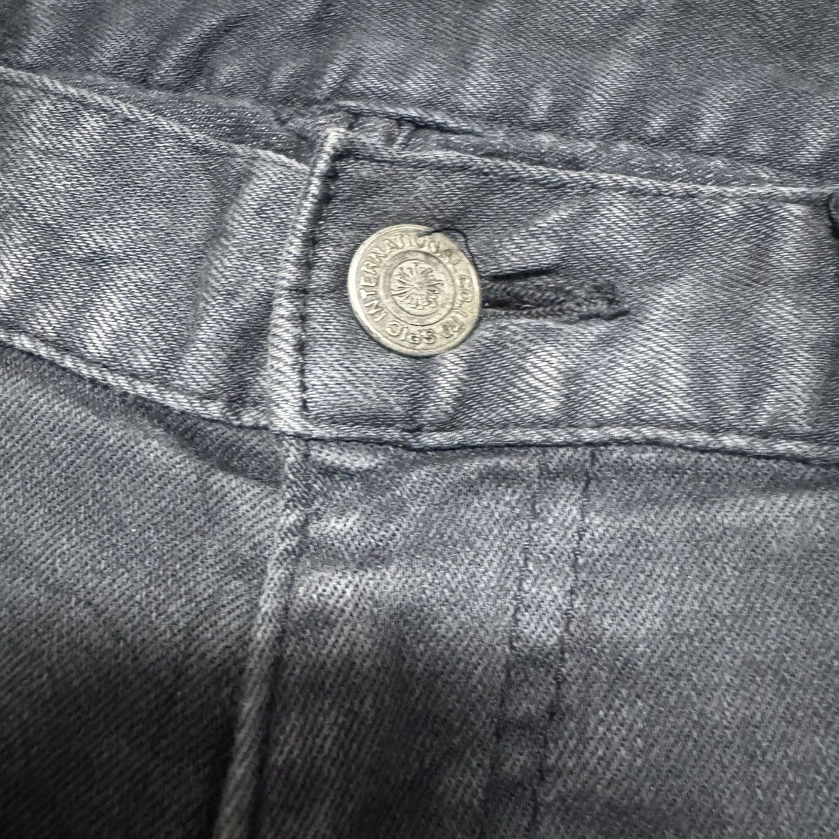 Tornado Mart Tornado Mart Grey Denim Low Flare Jeans Clawmark Size US 31 - 21 Thumbnail