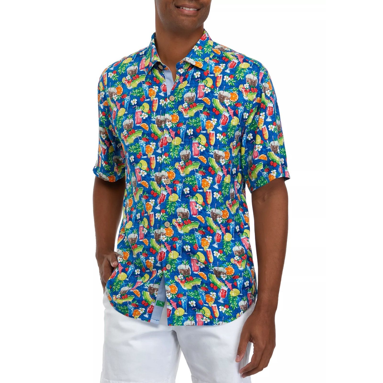 Tommy Bahama Tommy Bahama Veracruz Cay Happy Hour Shirt Blue Mens Large Size US L / EU 52-54 / 3 - 9 Thumbnail