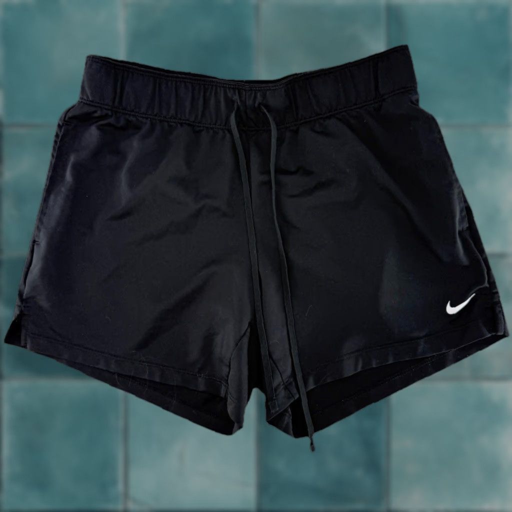 Nike Nike Dri-Fit Athletic Women's Shorts XS Black Running Gym Cross Training Athletic Activewear Shorts Size 26" / US 2 / IT 38 - 1 Thumbnail
