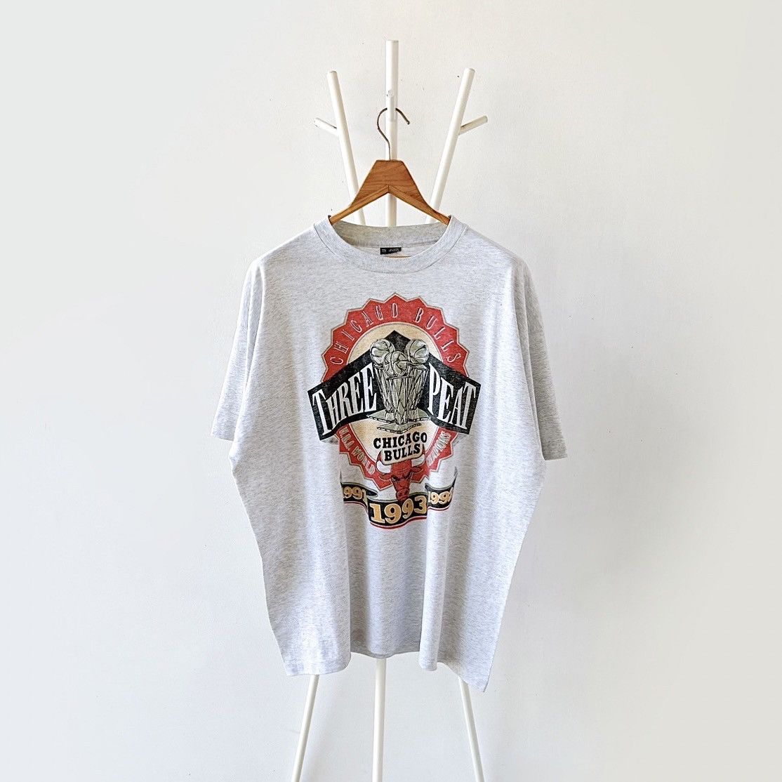 Vintage 90s Chicago Bulls NBA t-shirt/ XXL Size US XXL / EU 58 / 5 - 1 Thumbnail