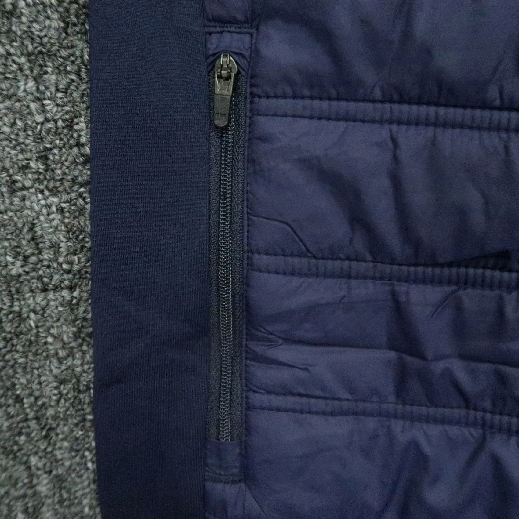 Vintage VINTAGE Straight Down Jacket Men L Navy Blue Red Bull Override Patton Puffer Quilted Size US L / EU 52-54 / 3 - 6 Thumbnail