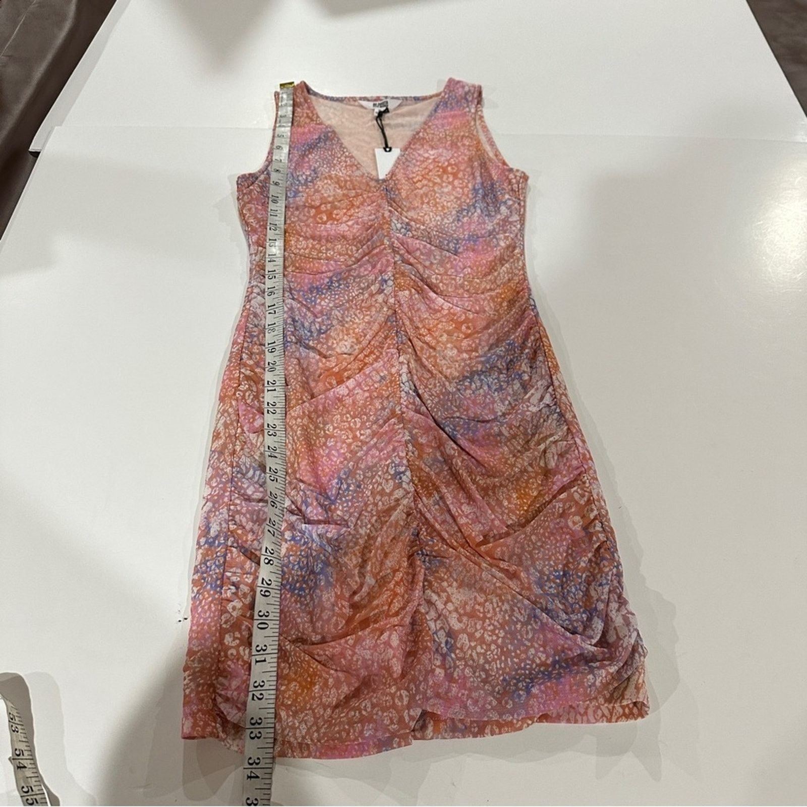 BB Dakota BB Dakota by Steve Madden Keep Me Wild Ruched Bodycon Dress Size S / US 4 / IT 40 - 9 Thumbnail