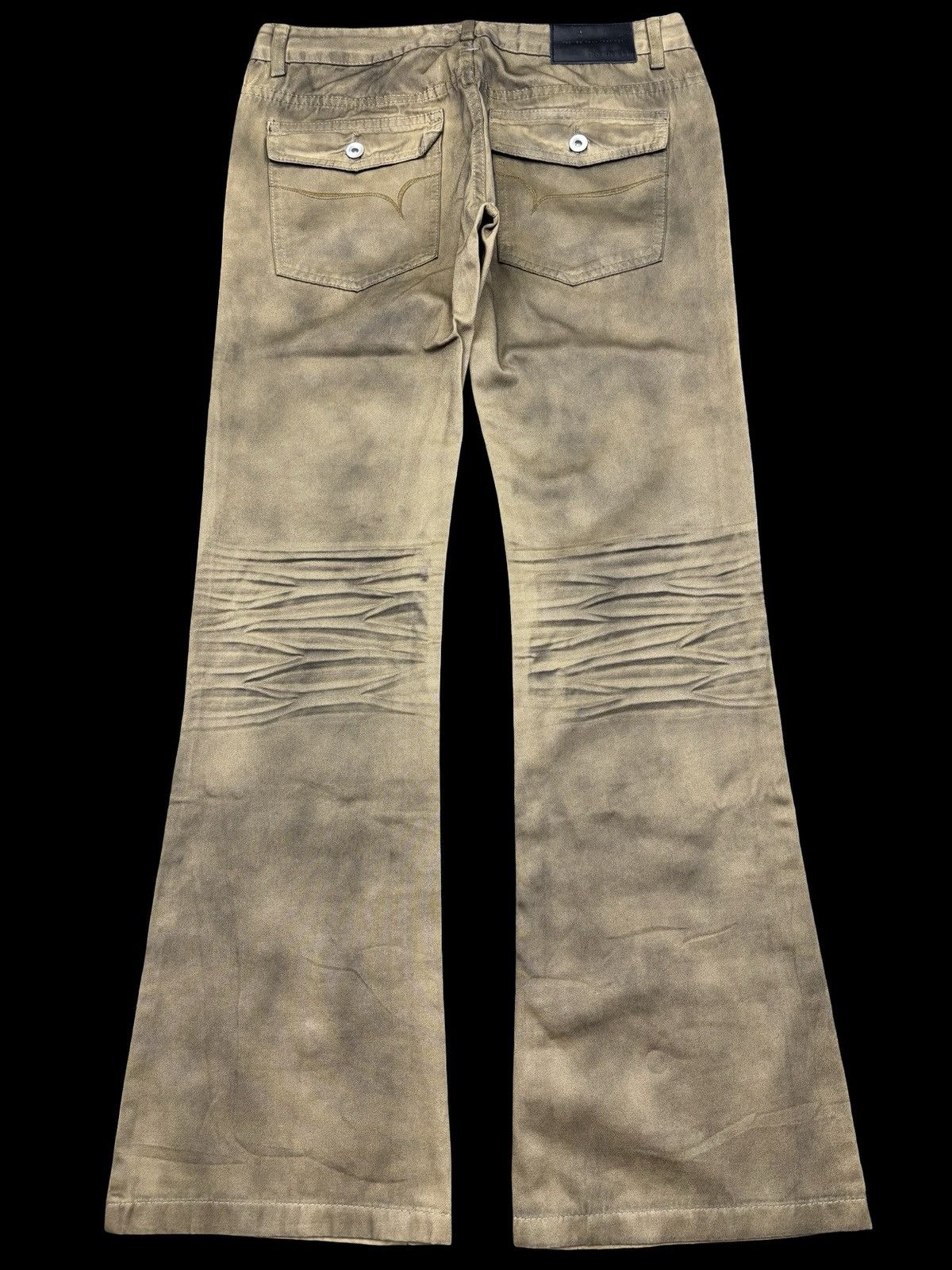 Japanese Brand 💥Super Flare💥 roshell Japan Crazy Fades Pant F953 Size US 32 / EU 48 - 2 Thumbnail