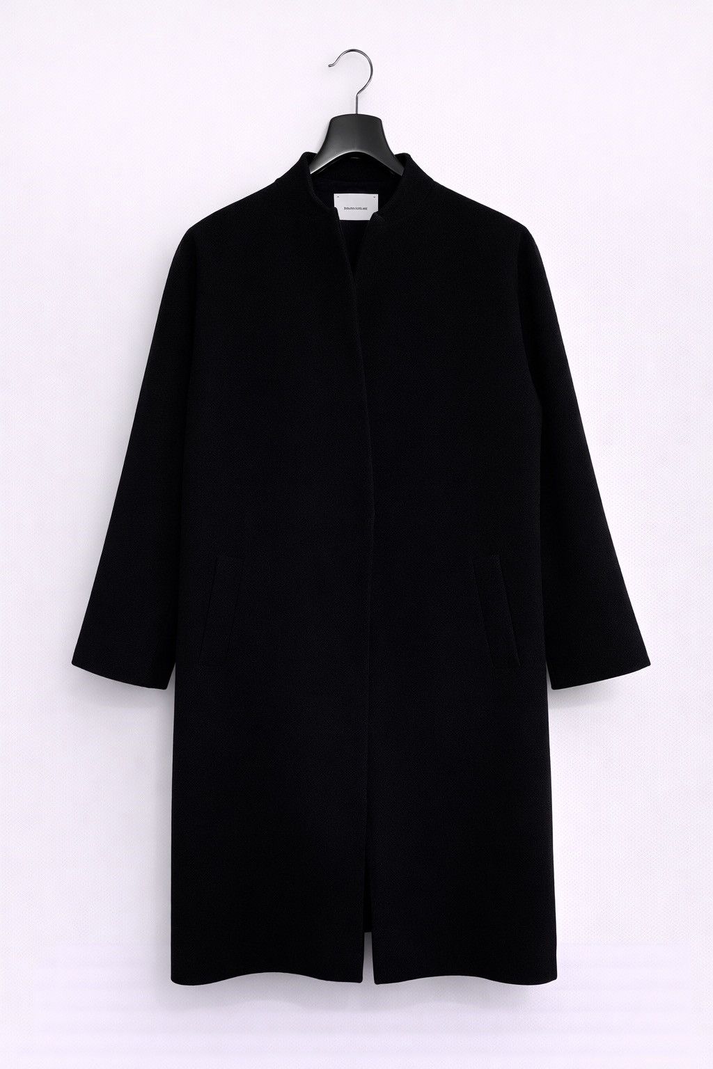 Frame Framework Japan Black Wool Minimalist Coat Size 36 Size S / US 4 / IT 40 - 1 Thumbnail