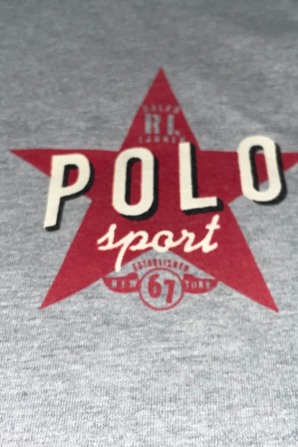 Polo Ralph Lauren × Ralph Lauren Sport × Vintage OG 90s Polo Sport Ralph Lauren “POLO 67” Star Tee | XL Size US XL / EU 56 / 4 - 2 Thumbnail