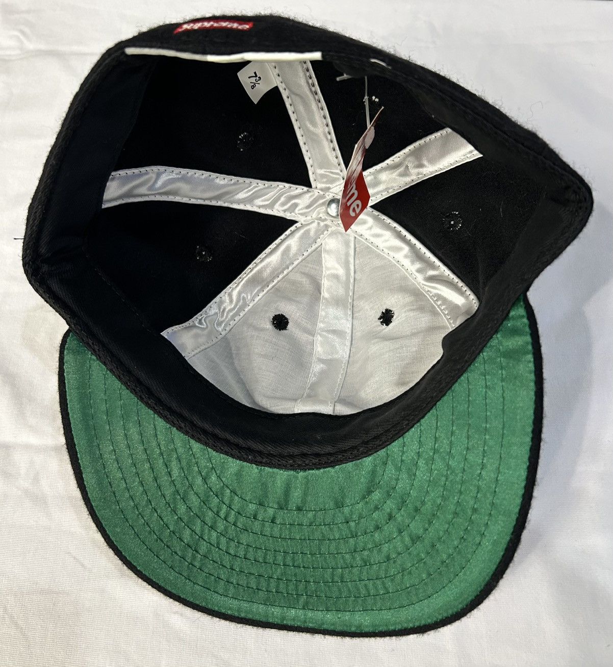 Supreme Supreme Boiled Wool “S” Logo Black Cap / Hat Size 7 3/8 NEW Size ONE SIZE - 5 Thumbnail