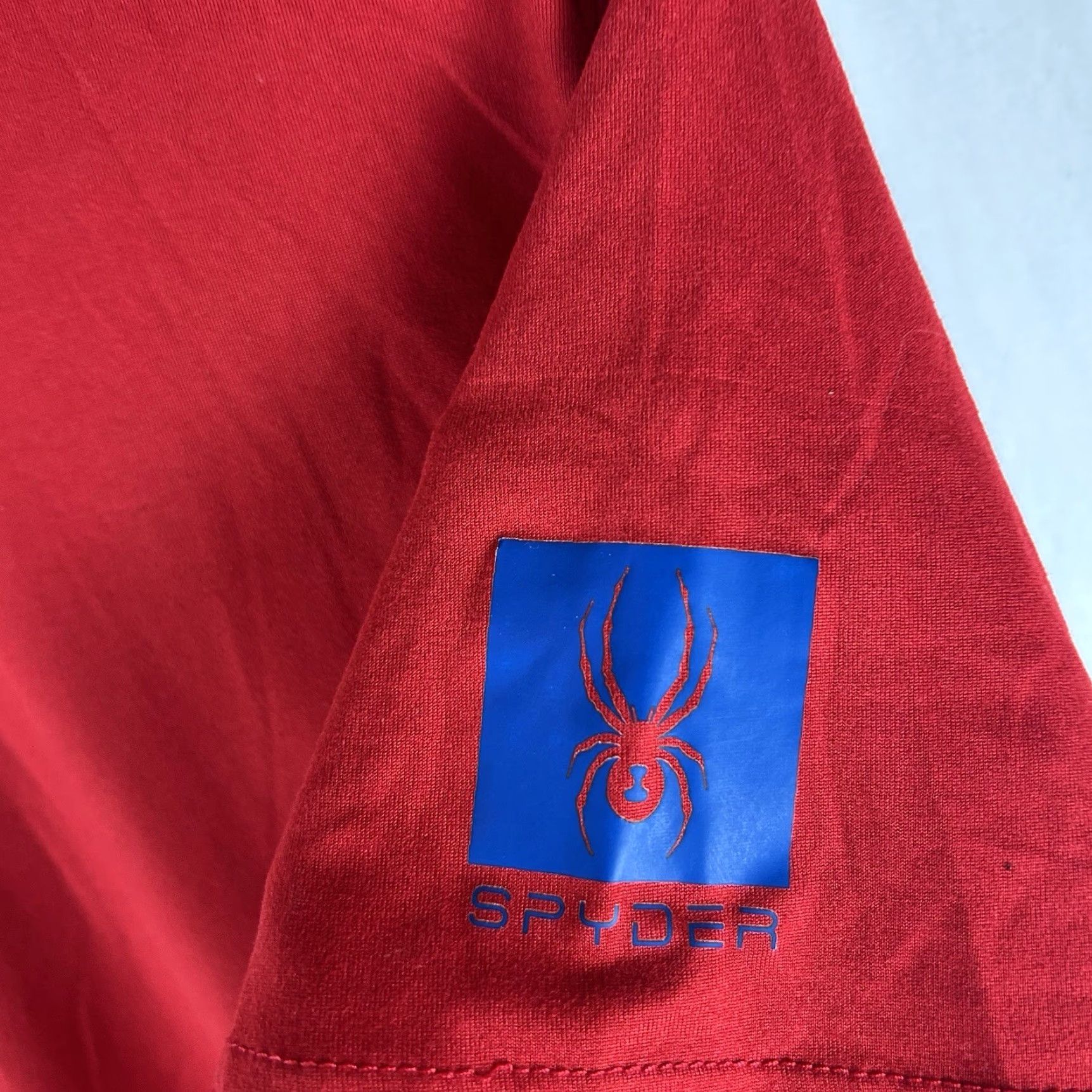Spyder Spyder Athletic Shirt Mens Large Red T-Shirt Running Training Loungewear Athleisure Size US L / EU 52-54 / 3 - 3 Thumbnail