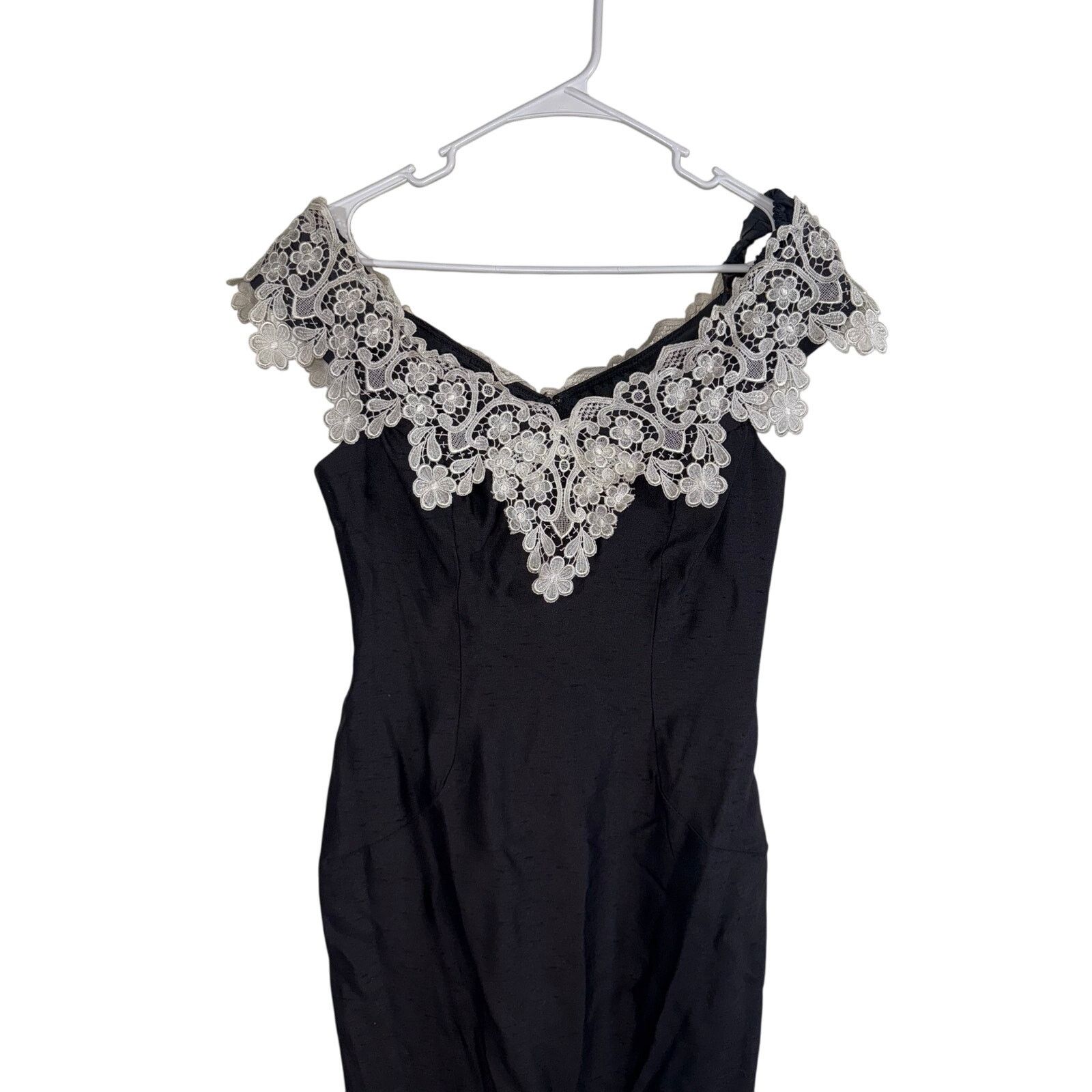 jessica mcclintock black dress Vintage Jessica McClintock Party Dress Gunne Saxe Size M – Poppy's Vintage  Clothing
