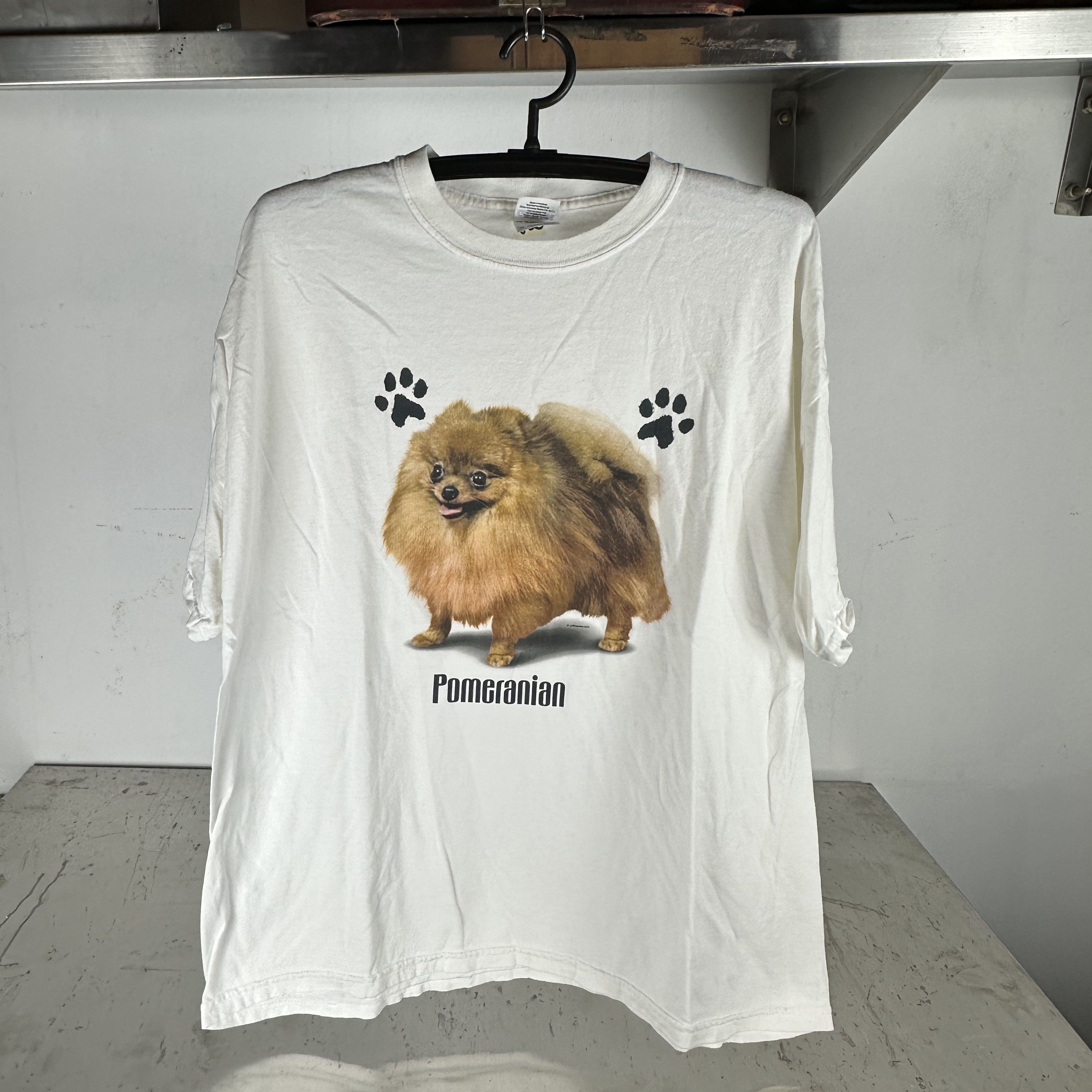 Vintage Vintage 2000s Pomeranian Dog Breed Graphic XL T-Shirt Size US XL / EU 56 / 4 - 1 Thumbnail