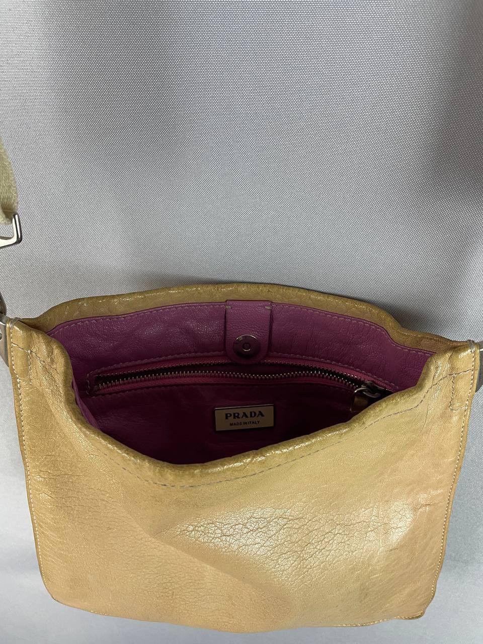 Prada Prada Leather Mini Bag Brown Size ONE SIZE - 13 Thumbnail