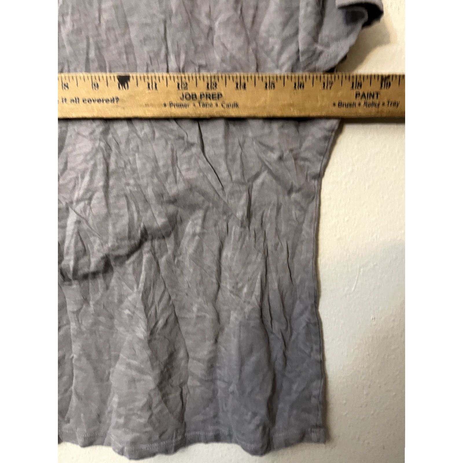 Vintage WOMENS New York & Company T Shirt SIZE Large Solid Gray City Heart L Womens Size L / US 10 / IT 46 - 5 Thumbnail