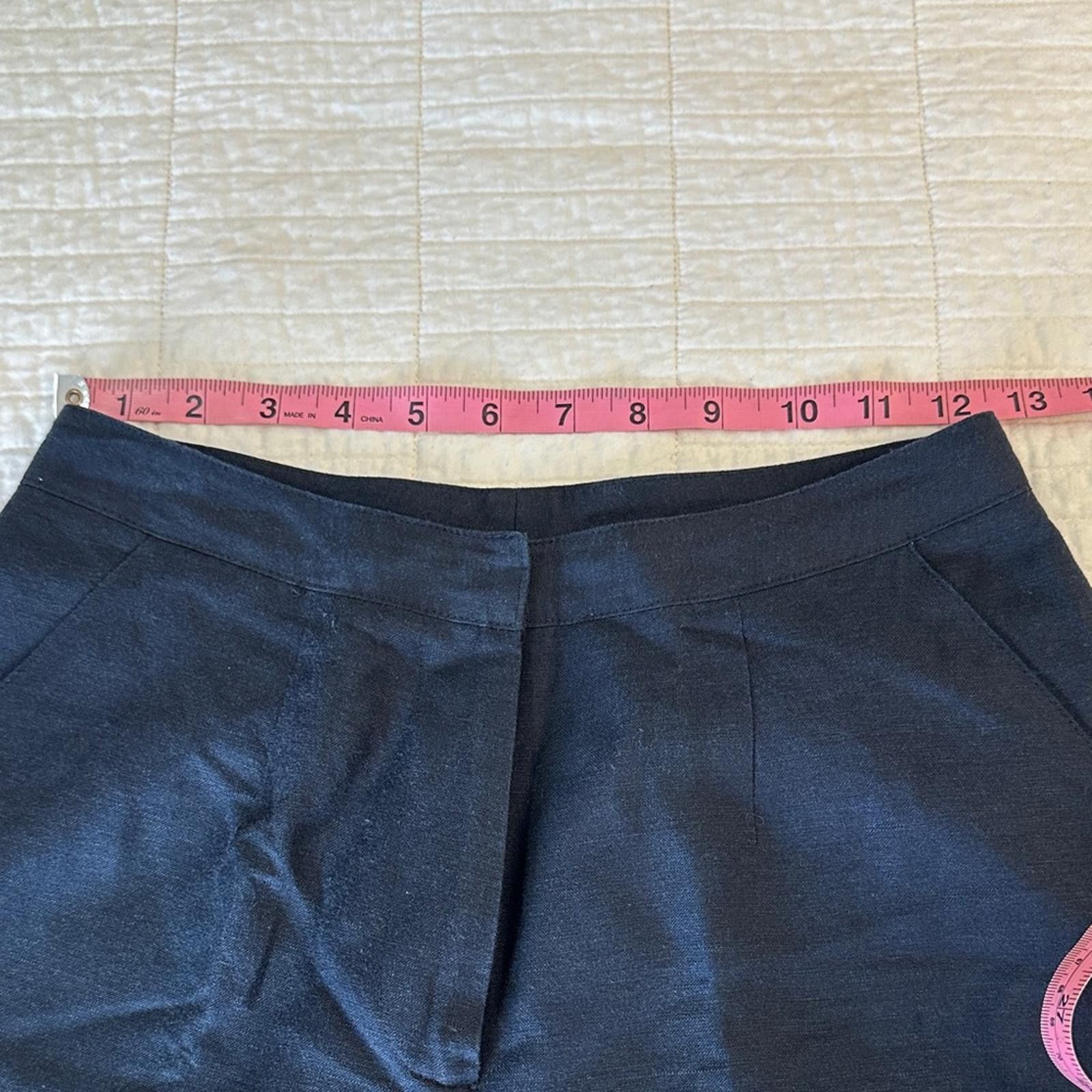 Other Herman Geist Sailor Linen Capri 4P Pants High waisted Crop Size 27" / US 4 / IT 40 - 3 Thumbnail