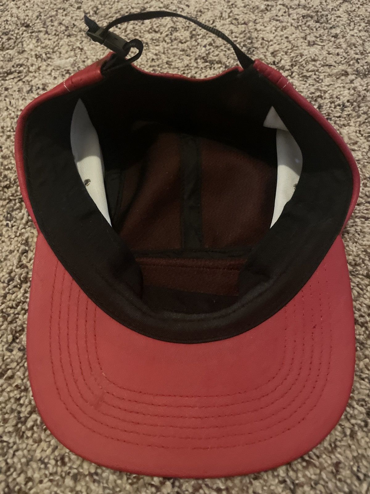 Supreme Supreme 2 Tone Leather Camp Cap Size ONE SIZE - 3 Thumbnail
