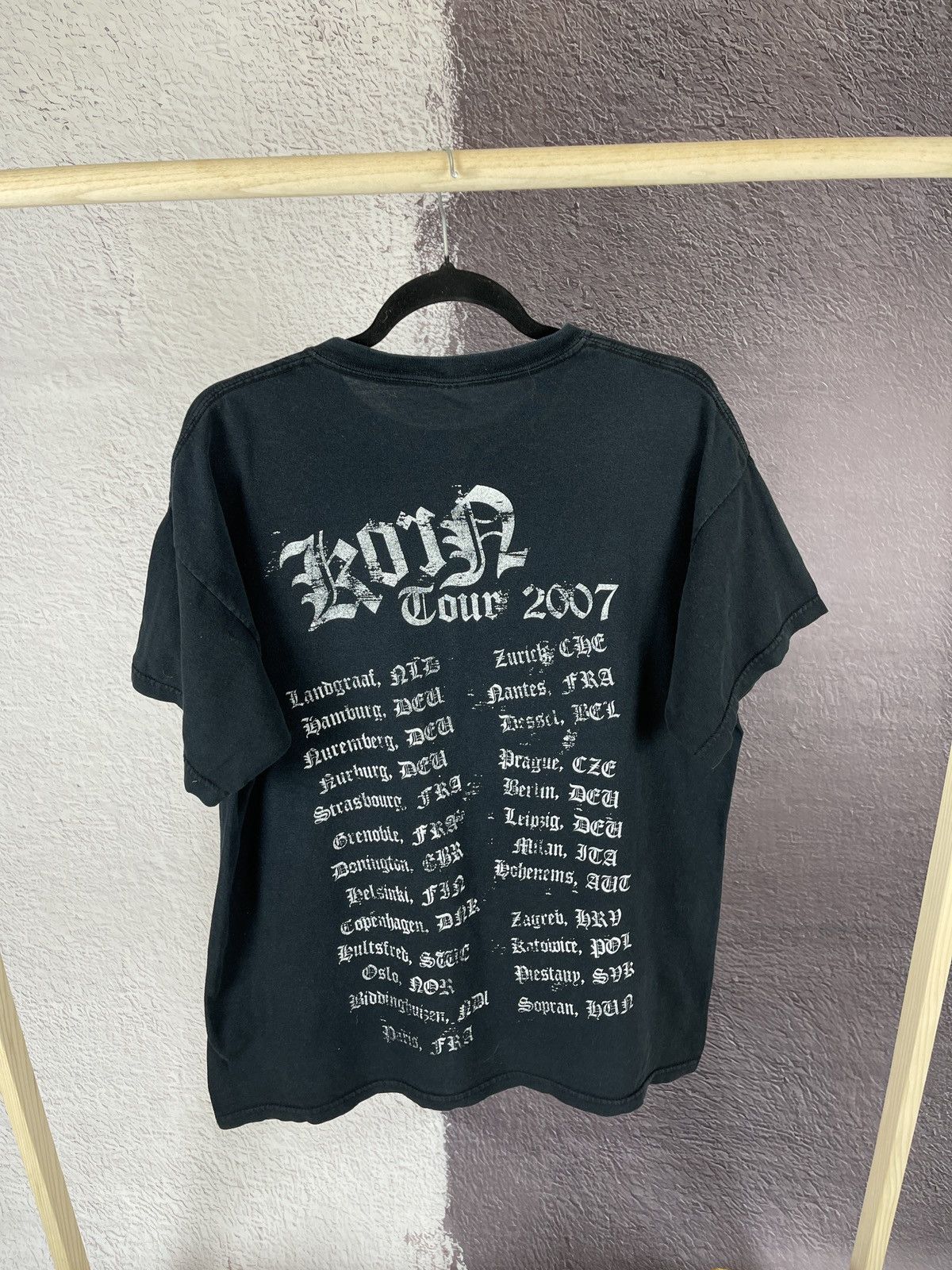 Band Tees Korn vintage 2007 tour tee shirt rare motorcycle Size US L / EU 52-54 / 3 - 2 Thumbnail