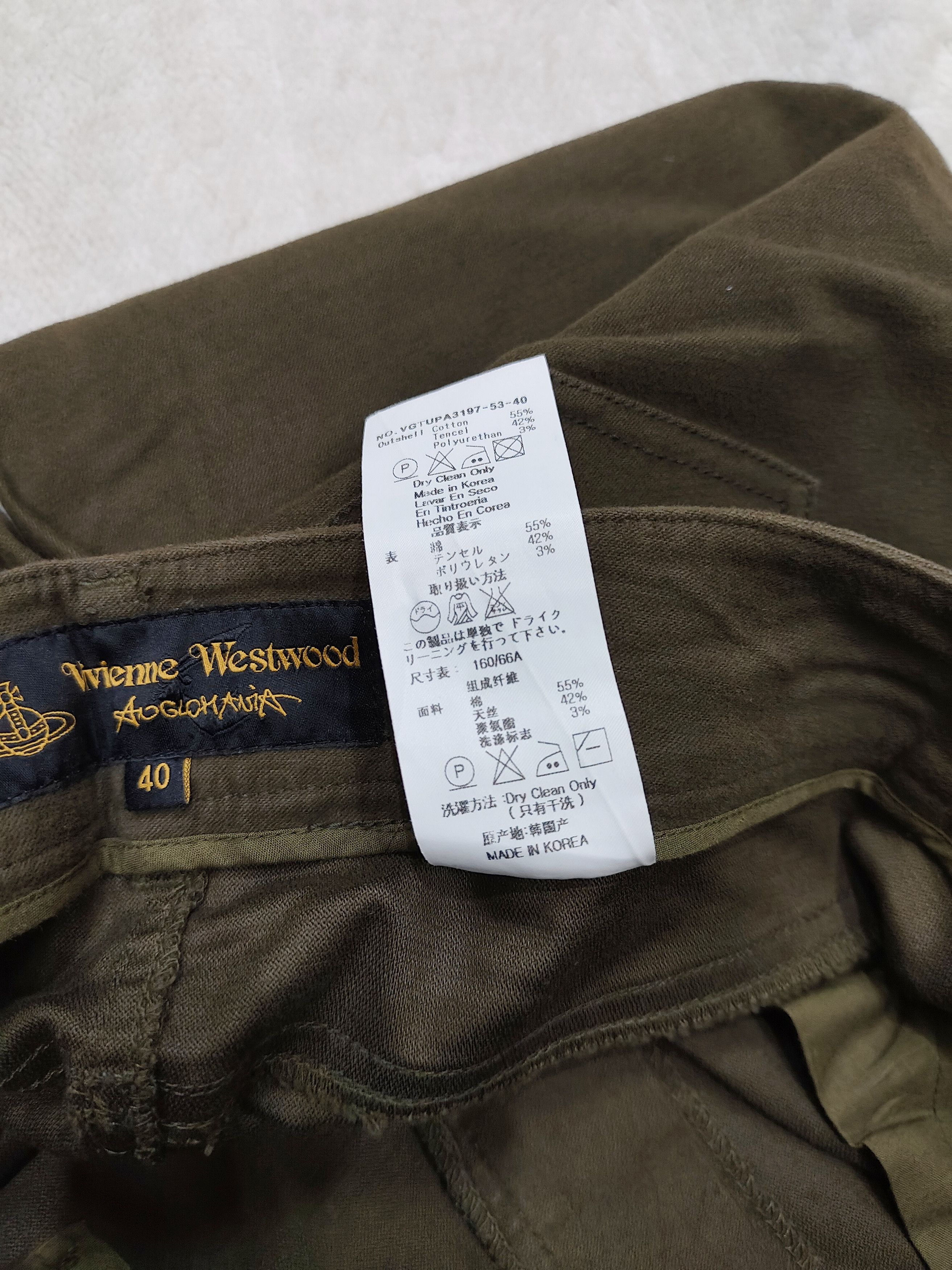 Vivienne Westwood V.W🇬🇧 Aglomania Orb Logo Punk Heritage Minimalist Trouser Size 29" - 9 Thumbnail