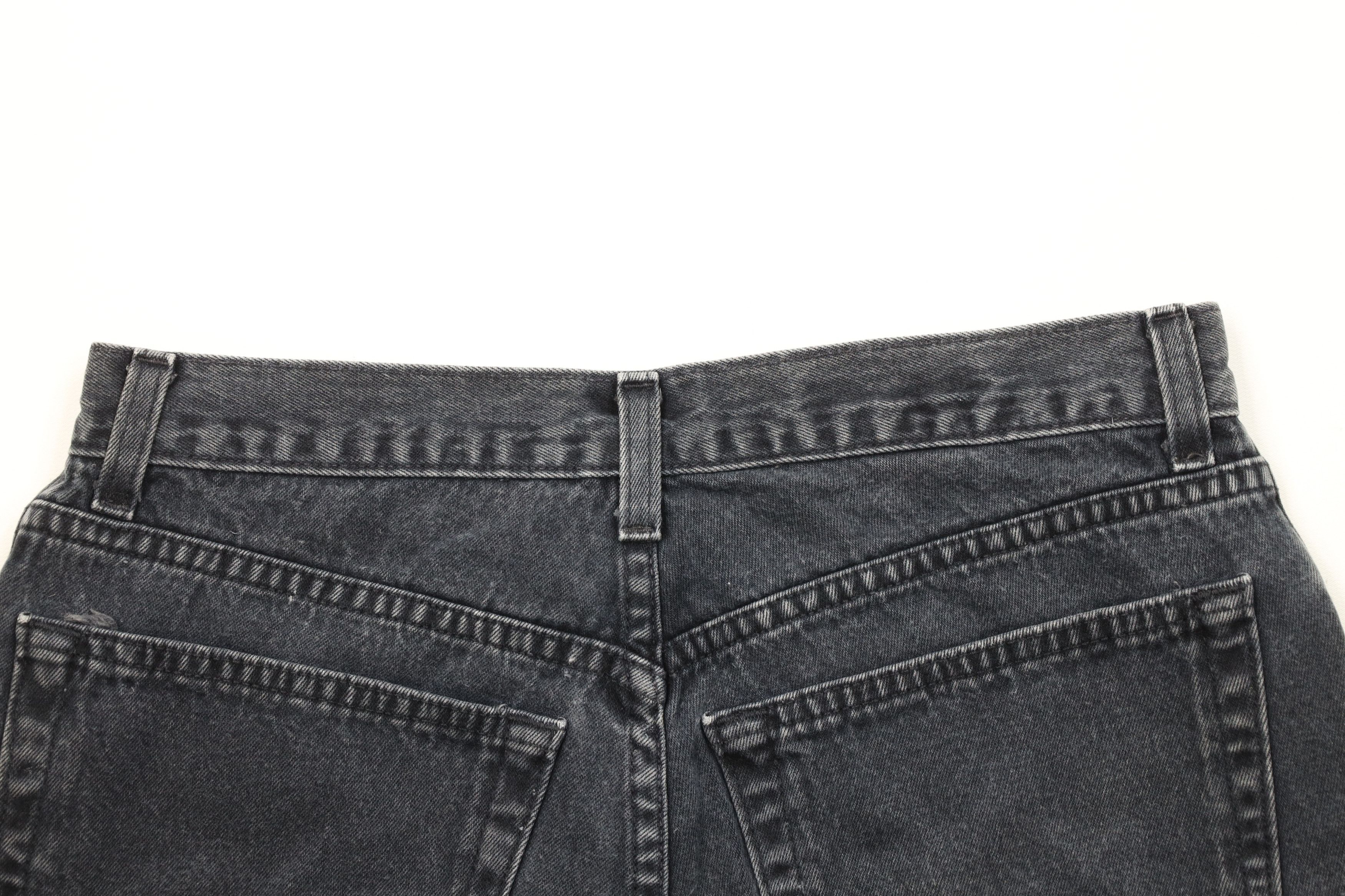 Banana Republic Vintage 90s Banana Republic Jean Shorts Jorts Black USA Size 30" / US 8 / IT 44 - 9 Thumbnail