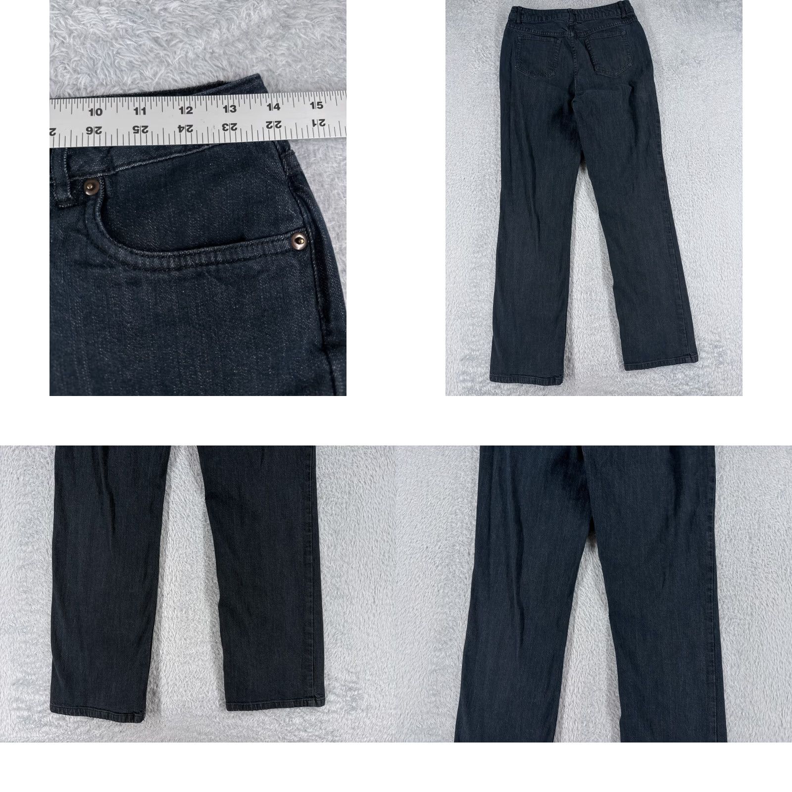 Coldwater Creek Coldwater Creek Jeans Womens Bootcut Denim Blue 6 Dark Wash 26x29 5-Pocket Stretch Mid Rise Size 28" / US 6 / IT 42 - 9 Thumbnail