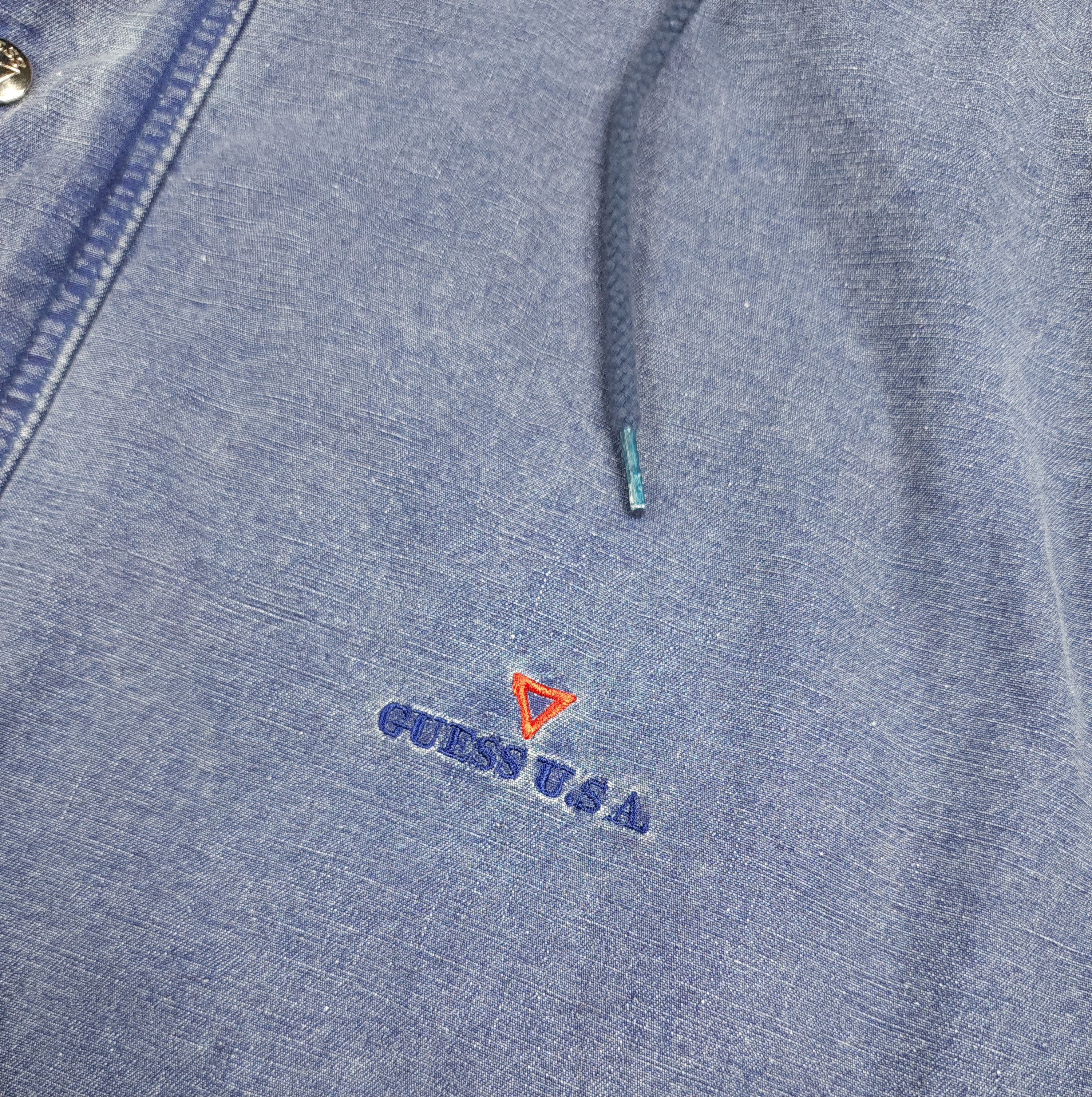 Guess Guess US by George Marciano denim hooded jacket Size XL Size US XL / EU 56 / 4 - 4 Thumbnail