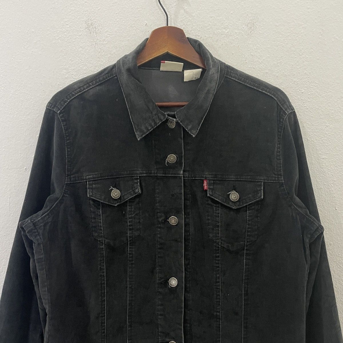 Levi's Vintage 90s Levis Red Tab Corduroy Jacket Size L / US 10 / IT 46 - 4 Thumbnail