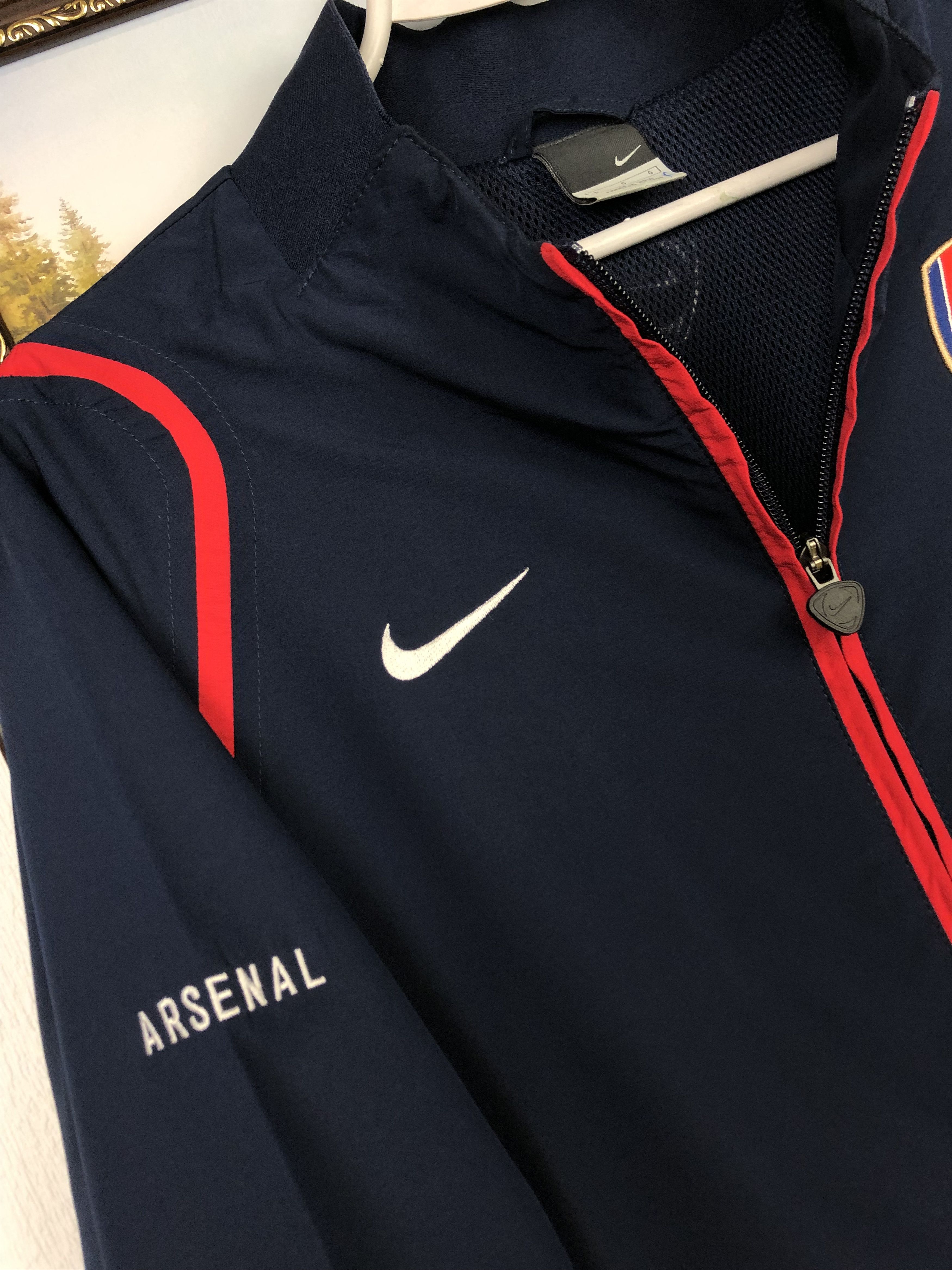 Nike Vintage Nike Arsenal Football Jacket Soccer Track Top Mens Size US L / EU 52-54 / 3 - 6 Thumbnail